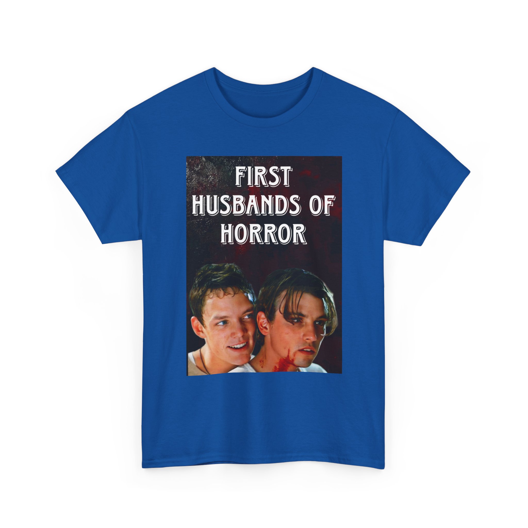 First Husbands of Horror — Scream 1996 Stu Macher & Billy Loomis Tee - Image 73