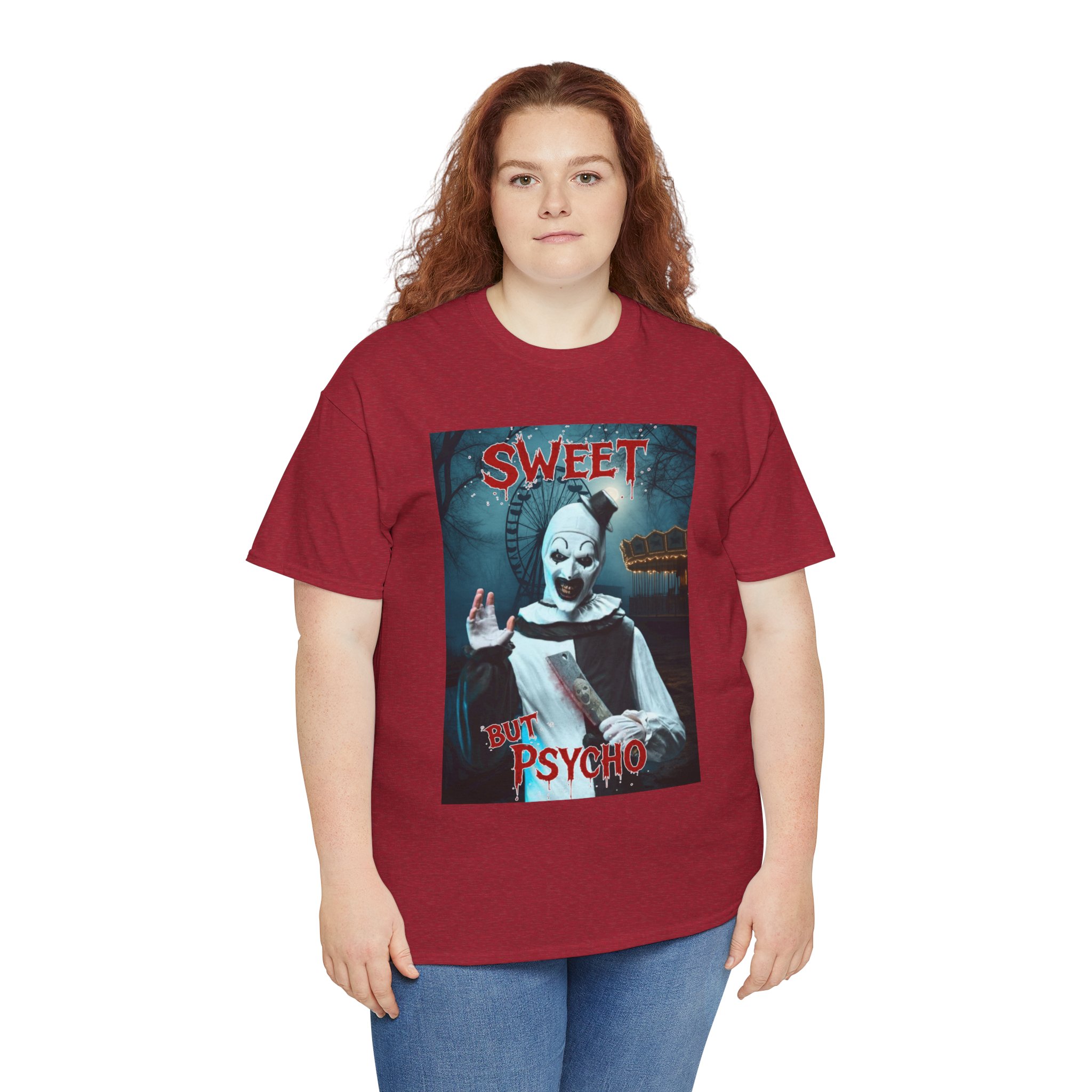 Terrifier Art The Clown Sweet But Psycho Horror T-Shirt - Image 165