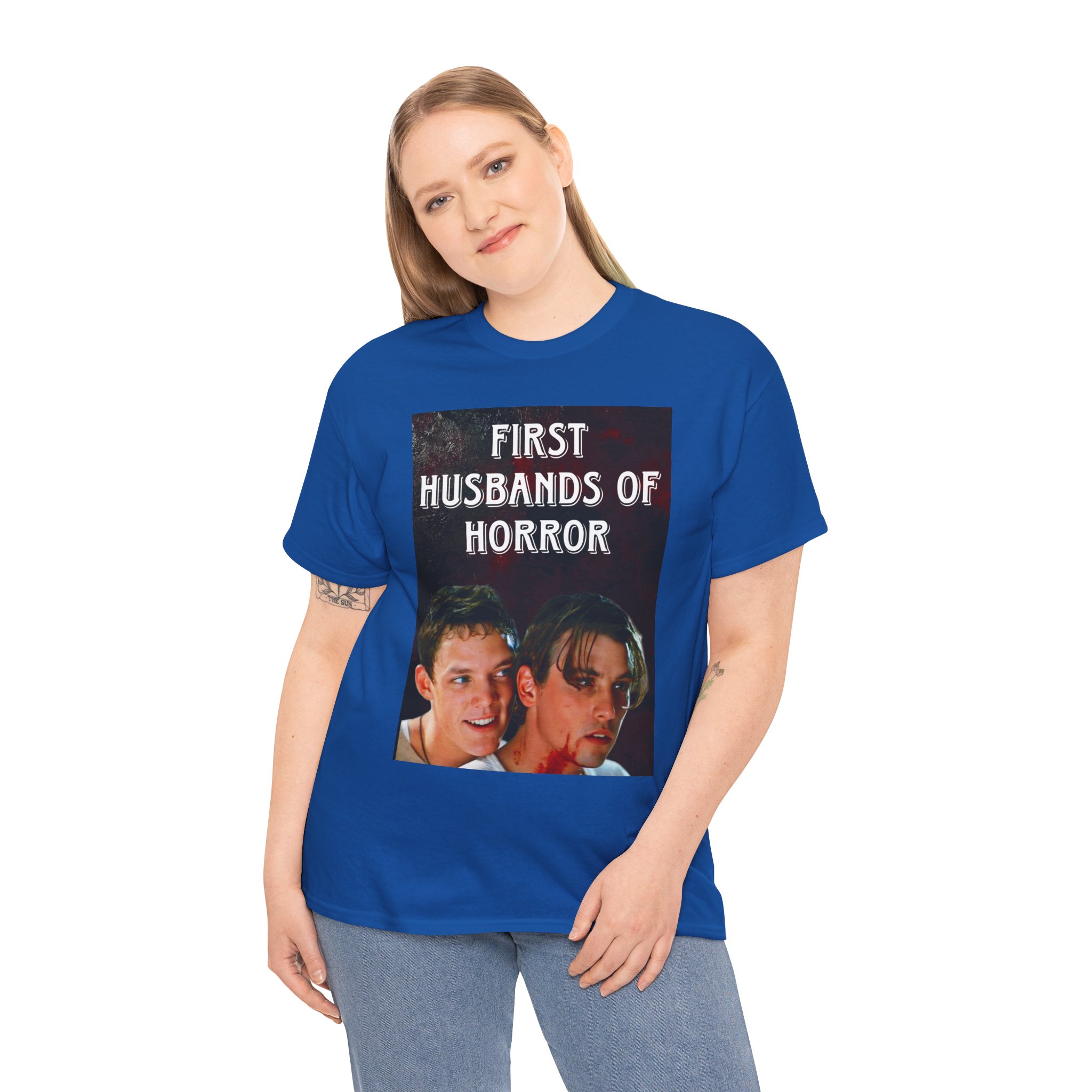 First Husbands of Horror — Scream 1996 Stu Macher & Billy Loomis Tee - Image 76