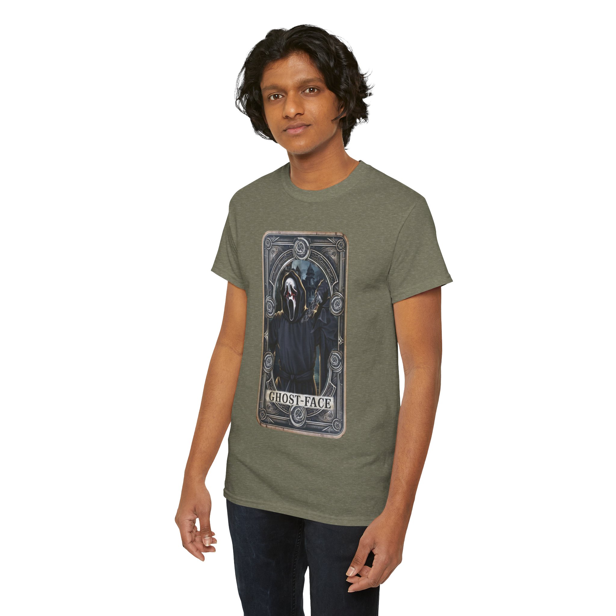 Tarot Horror Tee — Ghostface Scream Tarot Card Graphic Shirt - Image 28