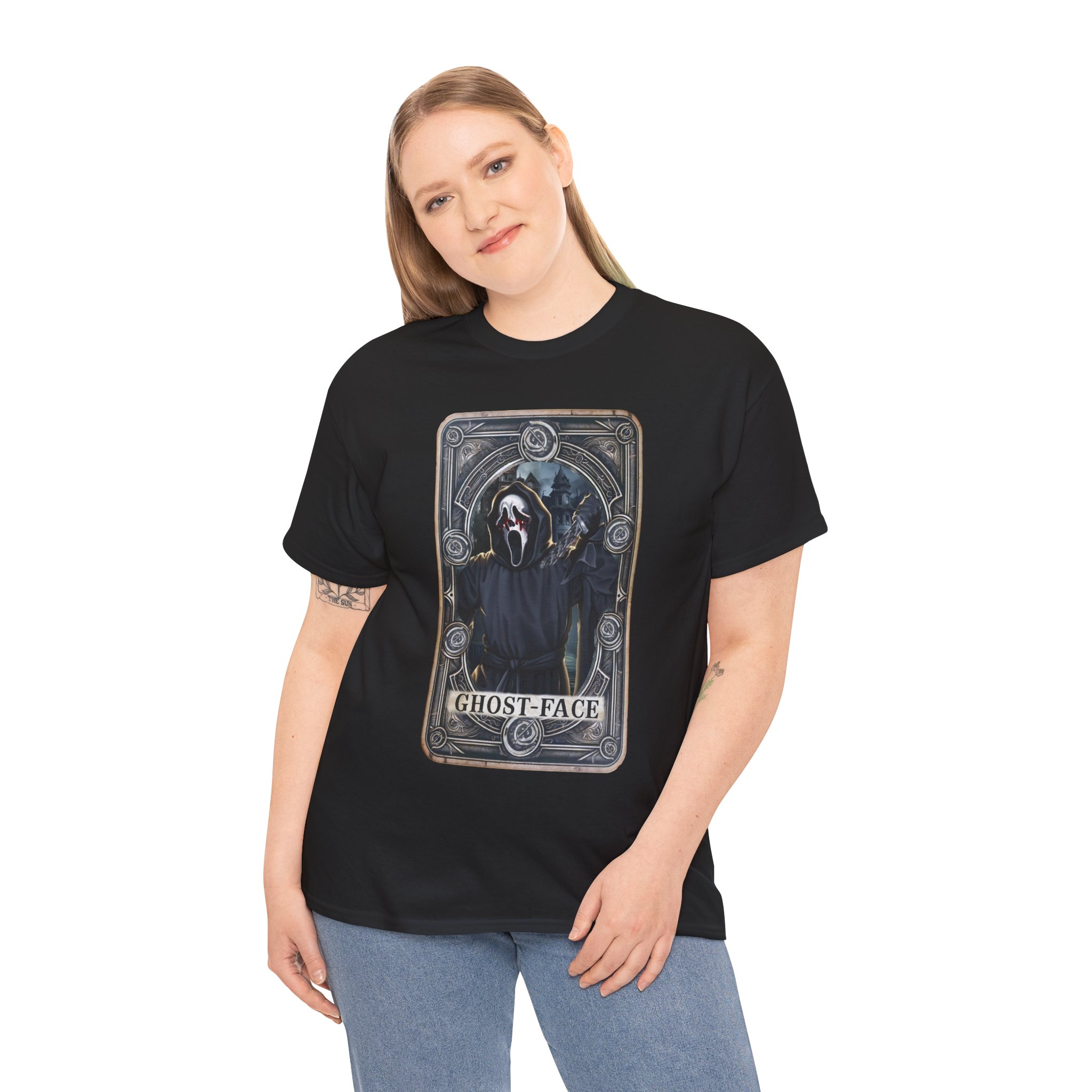 Tarot Horror Tee — Ghostface Scream Tarot Card Graphic Shirt - Image 9