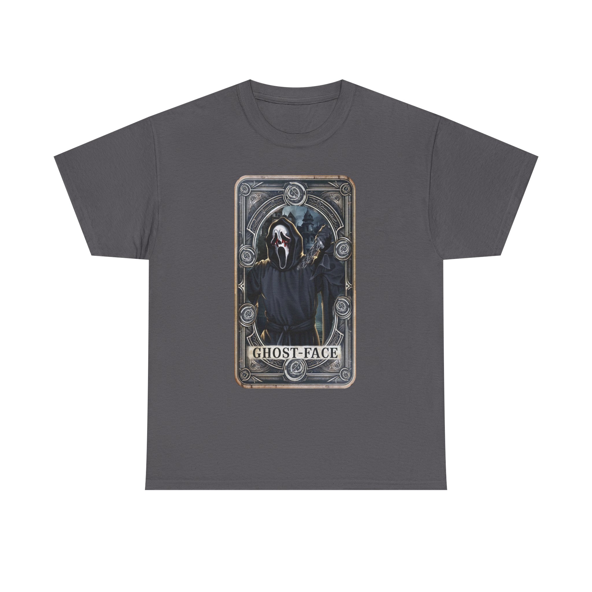 Tarot Horror Tee — Ghostface Scream Tarot Card Graphic Shirt - Image 67