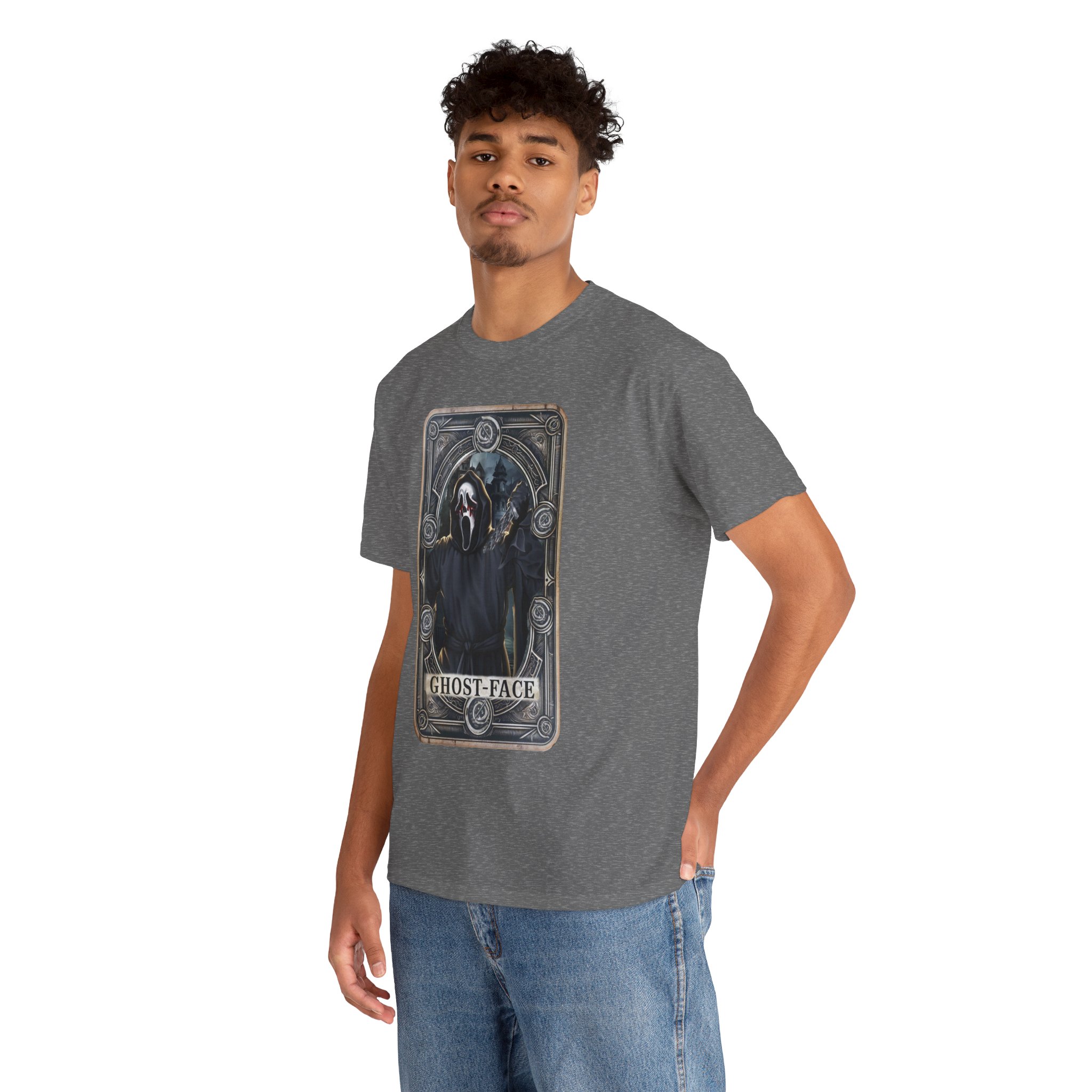 Tarot Horror Tee — Ghostface Scream Tarot Card Graphic Shirt - Image 88