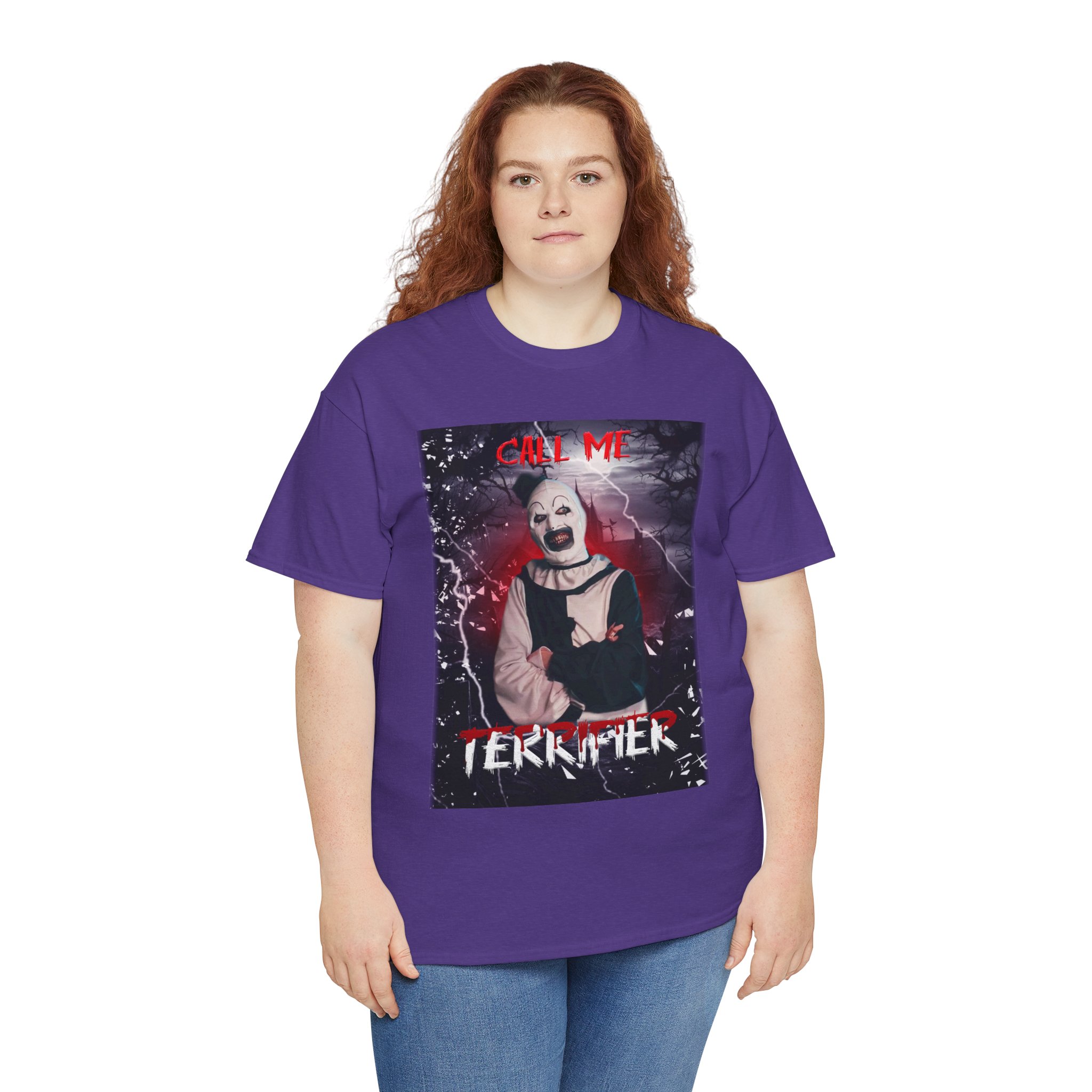 Terrifier Art The Clown Horror T-Shirt — Call Me Terrifier Fan Tee - Image 113