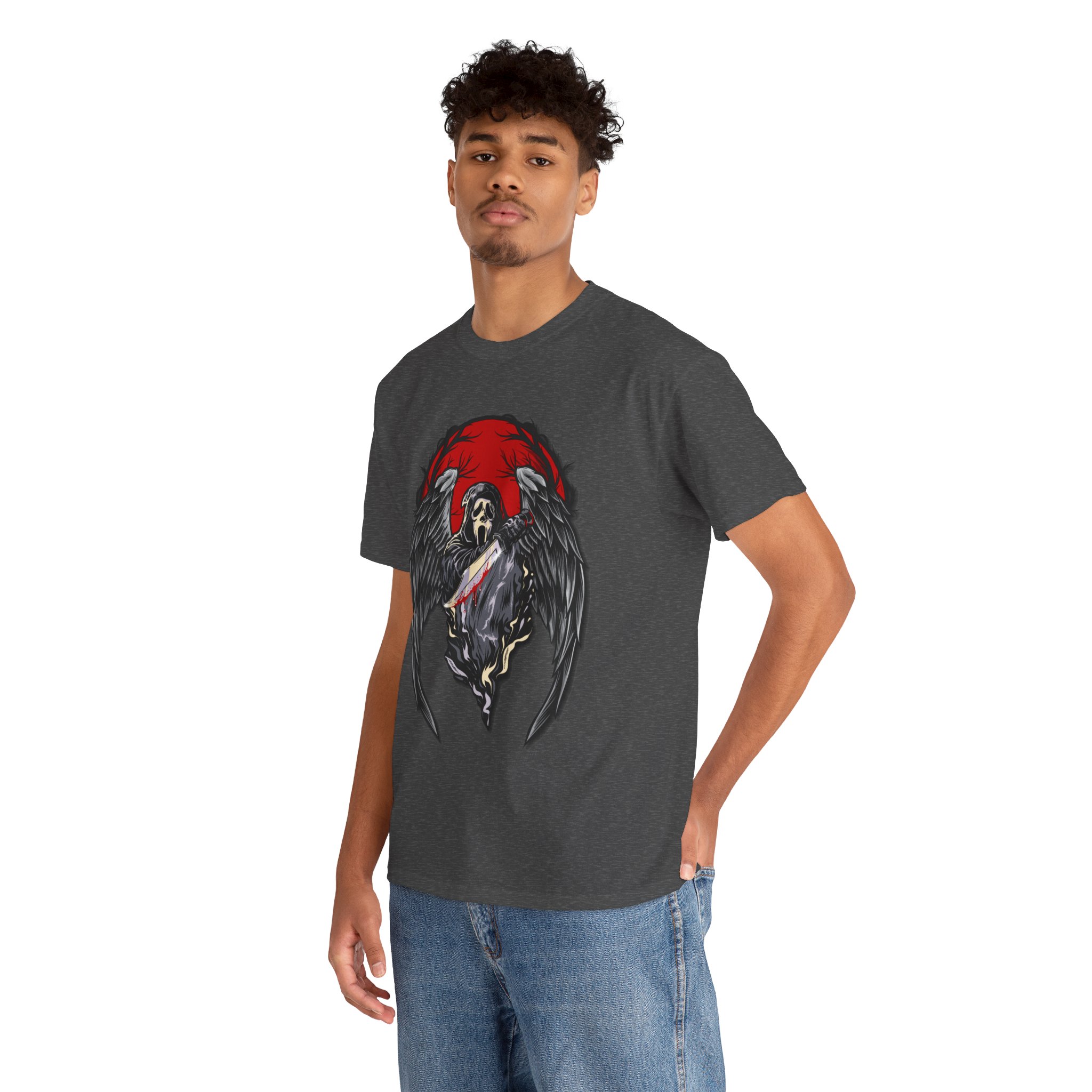 Ghostface 'Scream' Horror T-Shirt — Angel of Death - Image 41