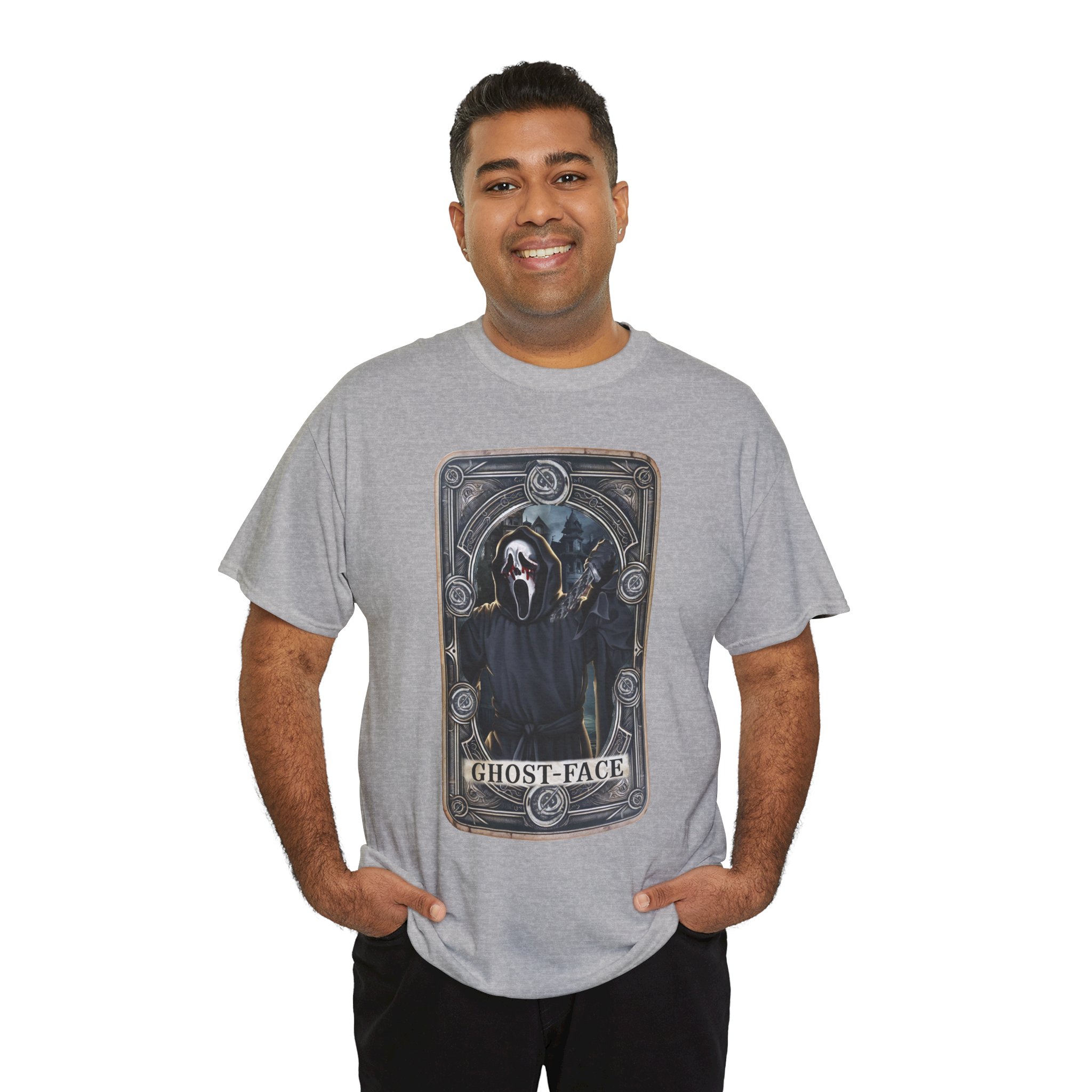 Tarot Horror Tee — Ghostface Scream Tarot Card Graphic Shirt - Image 18
