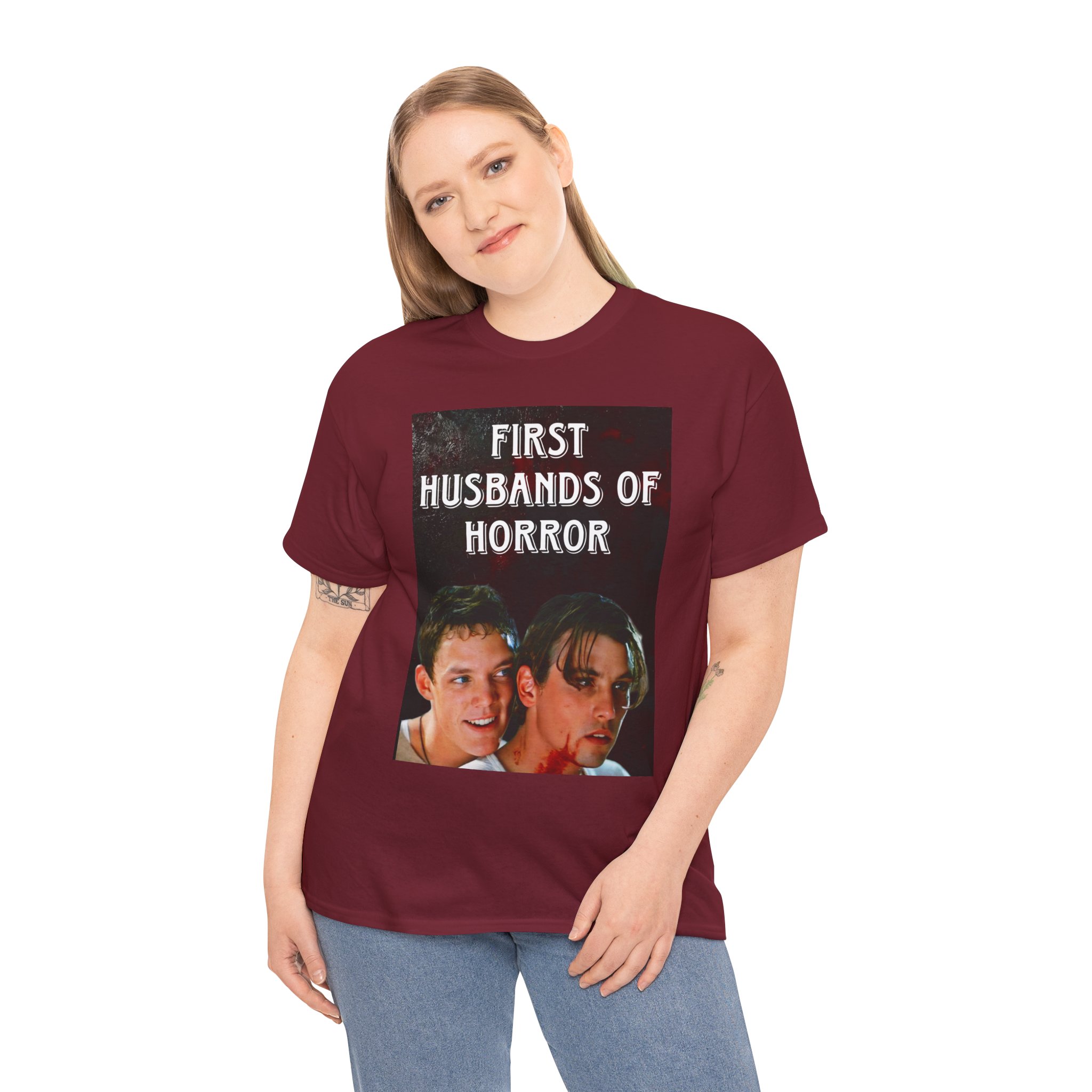 First Husbands of Horror — Scream 1996 Stu Macher & Billy Loomis Tee - Image 126