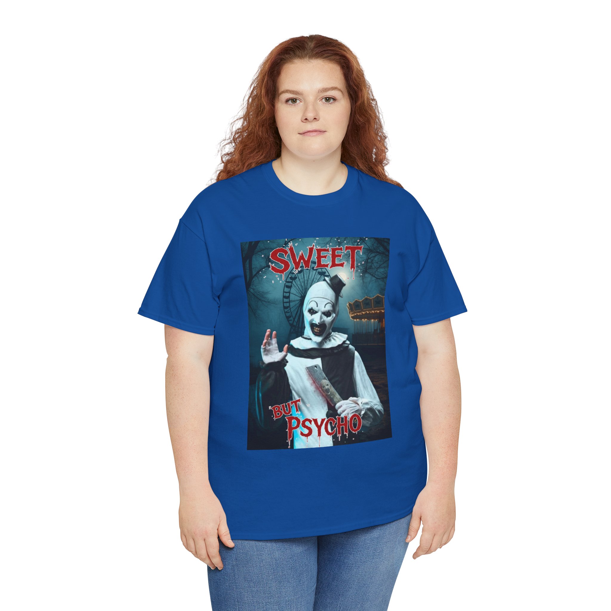 Terrifier Art The Clown Sweet But Psycho Horror T-Shirt - Image 100