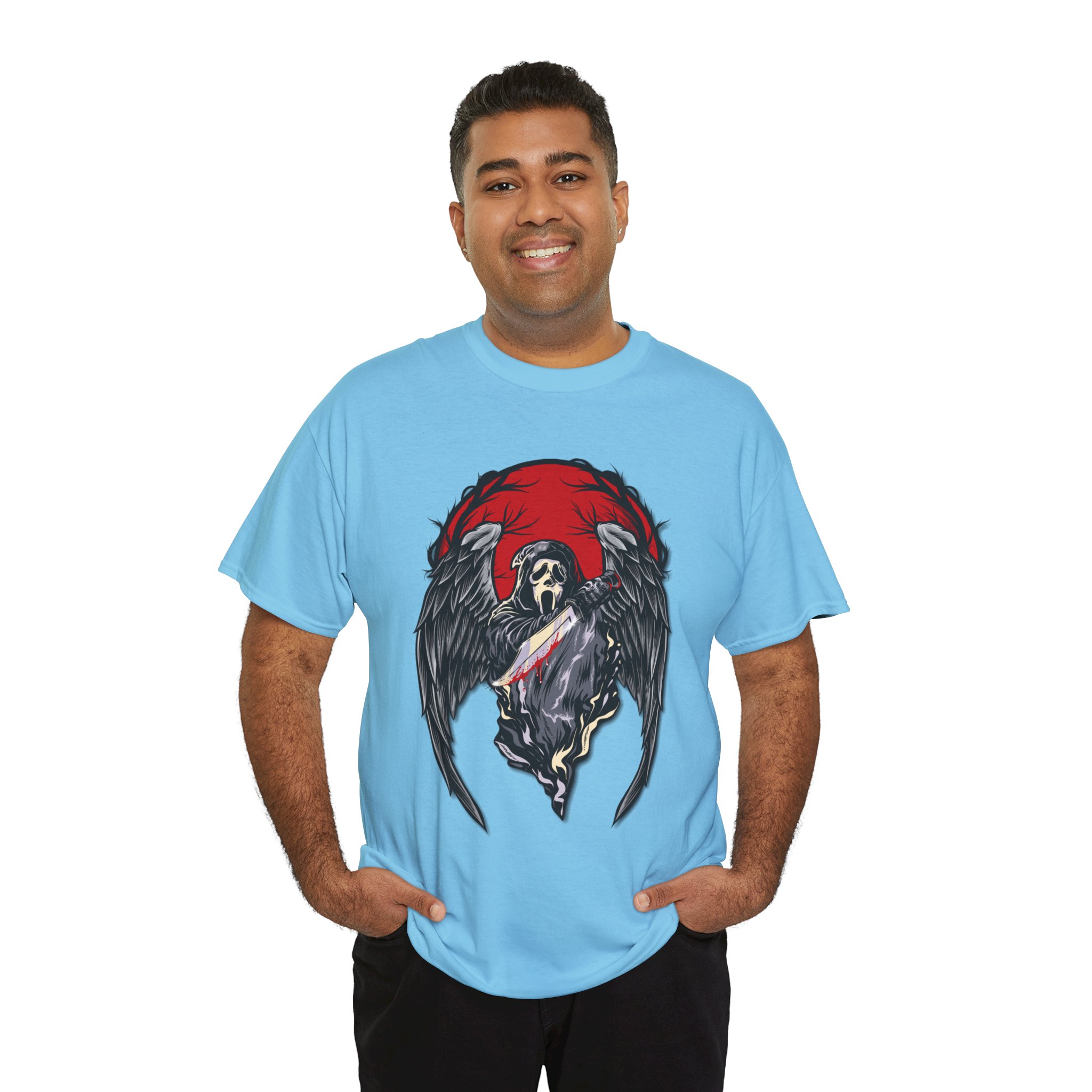 Ghostface 'Scream' Horror T-Shirt — Angel of Death - Image 53