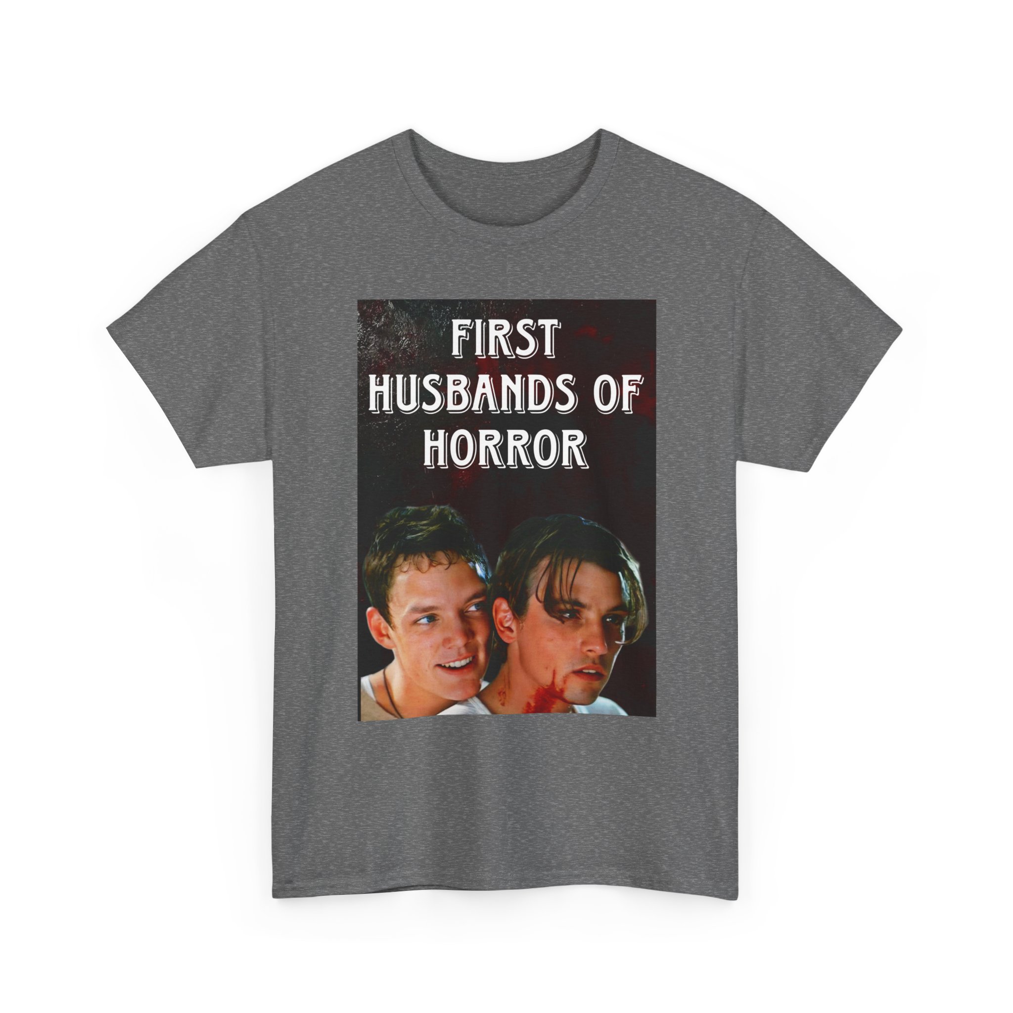 First Husbands of Horror — Scream 1996 Stu Macher & Billy Loomis Tee - Image 63