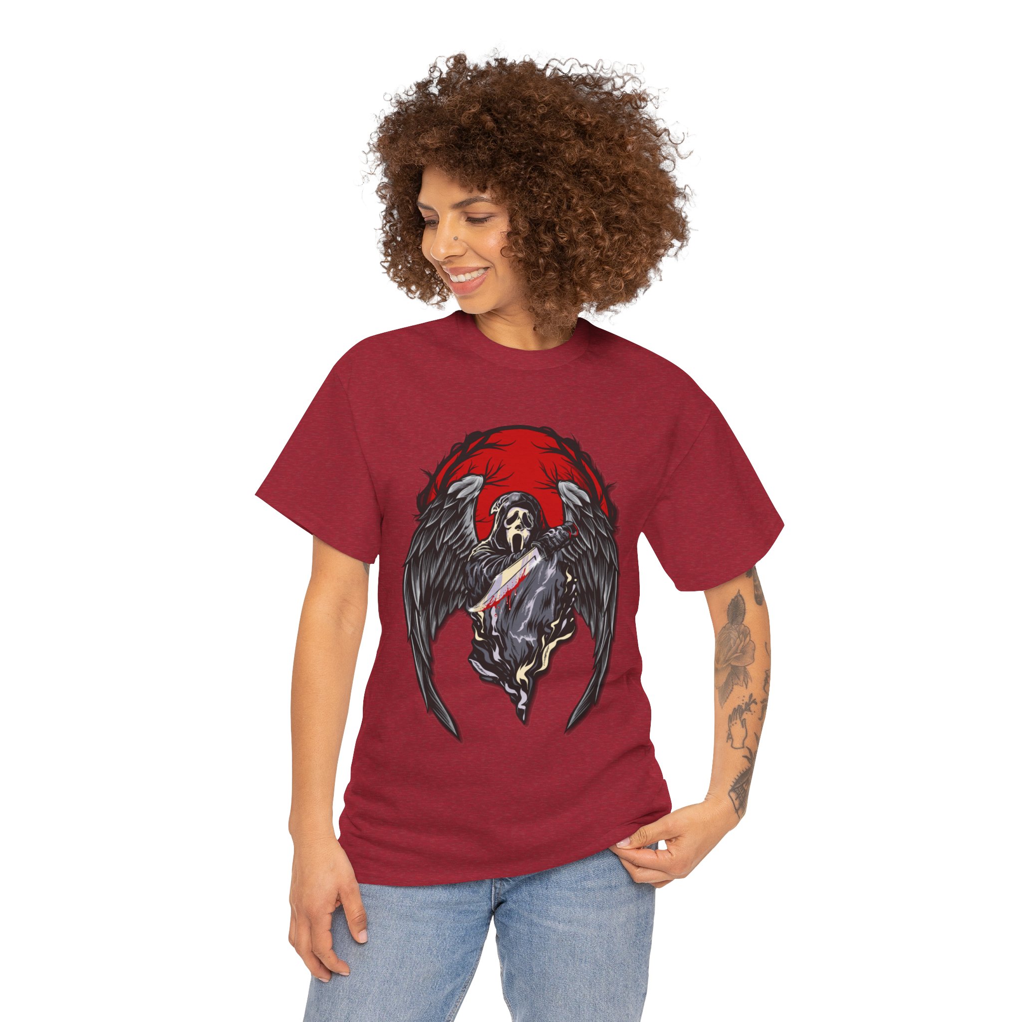 Ghostface 'Scream' Horror T-Shirt — Angel of Death - Image 115