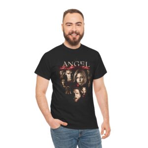 Angel TV Show Cast Graphic Tee — Retro Buffy The Vampire Slayer