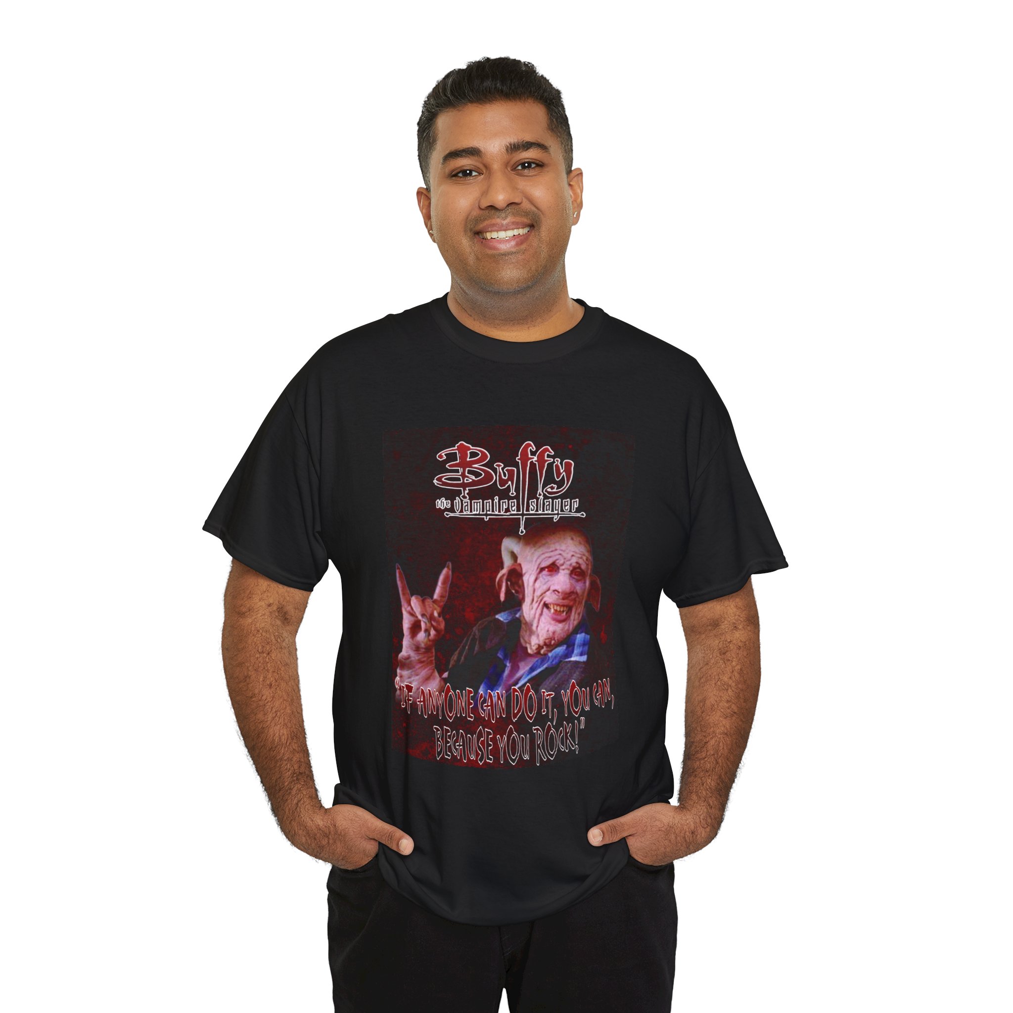 Buffy The Vampire Slayer Graphic Tee — Clem You Rock T-Shirt - Image 8