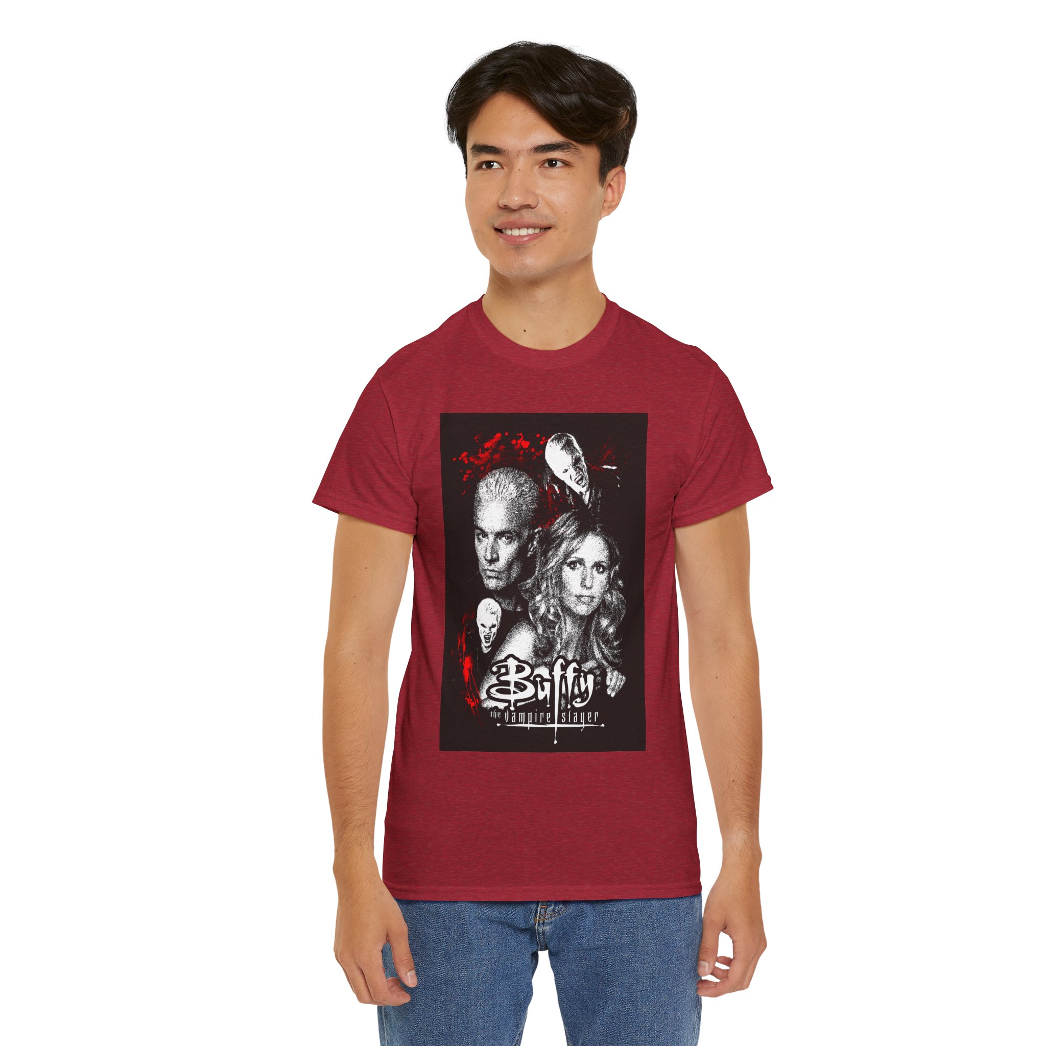 Buffy the Vampire Slayer Tee — Retro Buffy & Spike Graphic T‑Shirt - Image 201