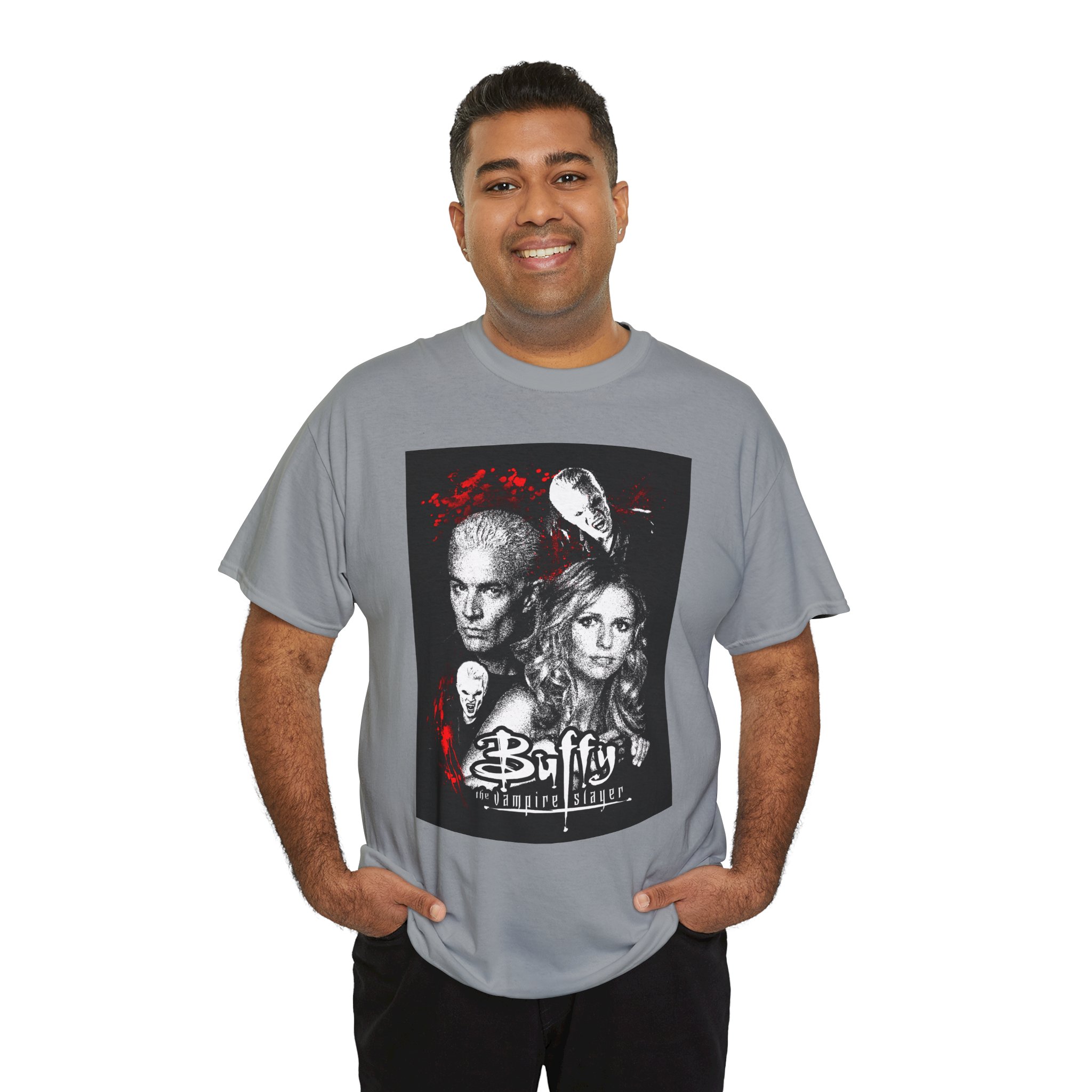 Buffy the Vampire Slayer Tee — Retro Buffy & Spike Graphic T‑Shirt - Image 216
