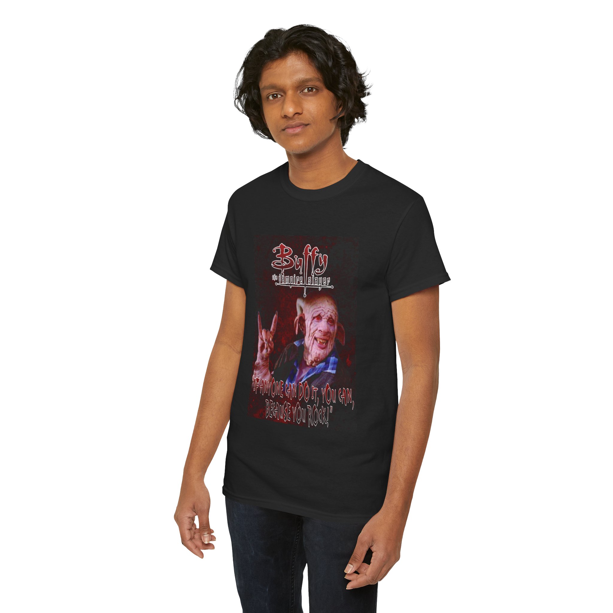 Buffy The Vampire Slayer Graphic Tee — Clem You Rock T-Shirt - Image 9