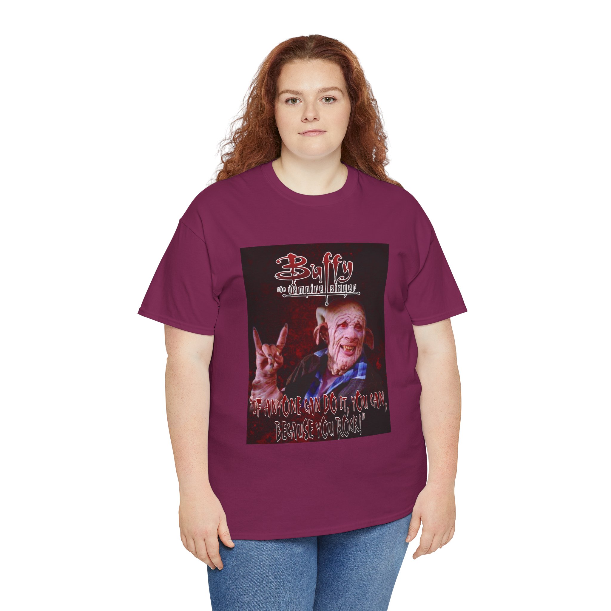 Buffy The Vampire Slayer Graphic Tee — Clem You Rock T-Shirt - Image 111