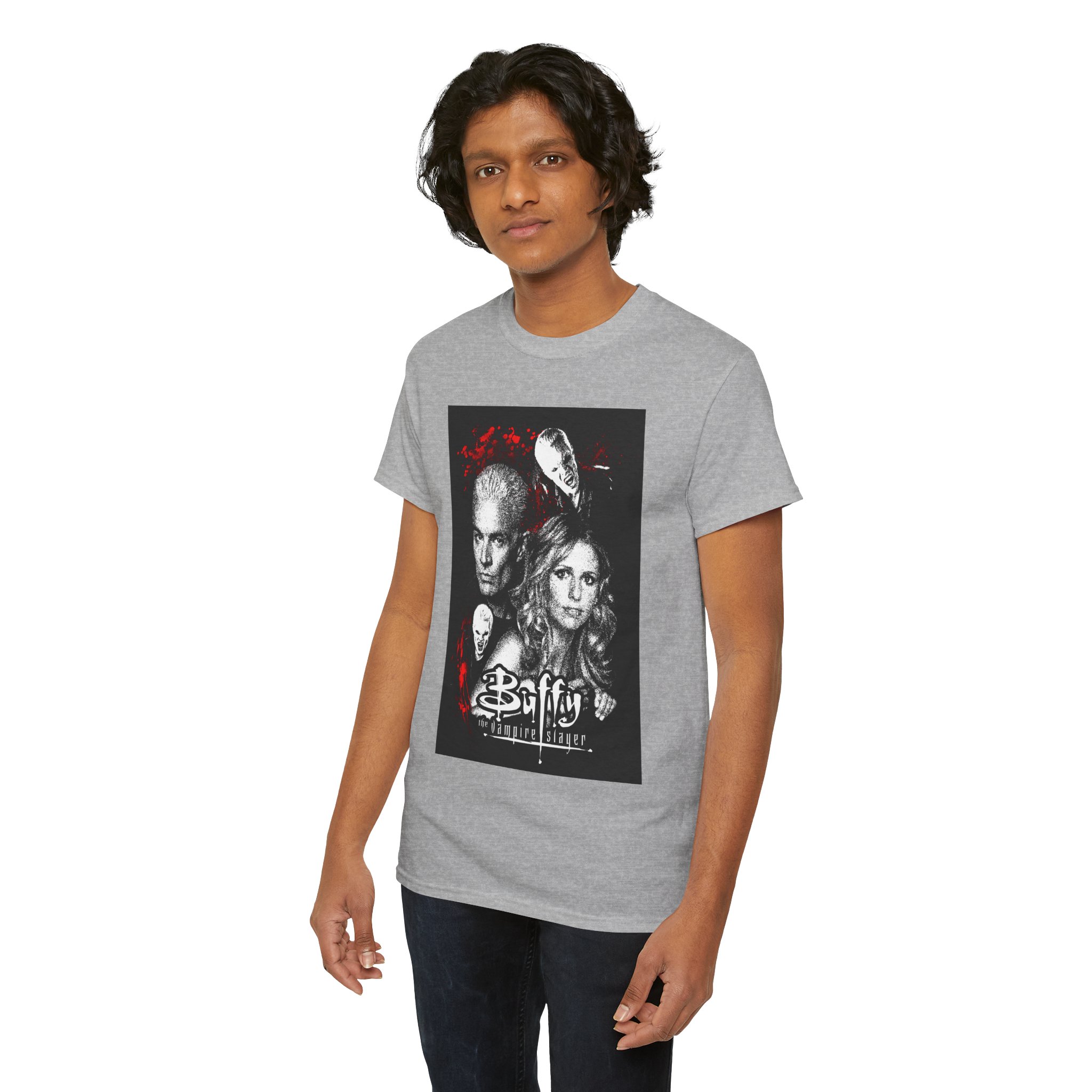 Buffy the Vampire Slayer Tee — Retro Buffy & Spike Graphic T‑Shirt - Image 123