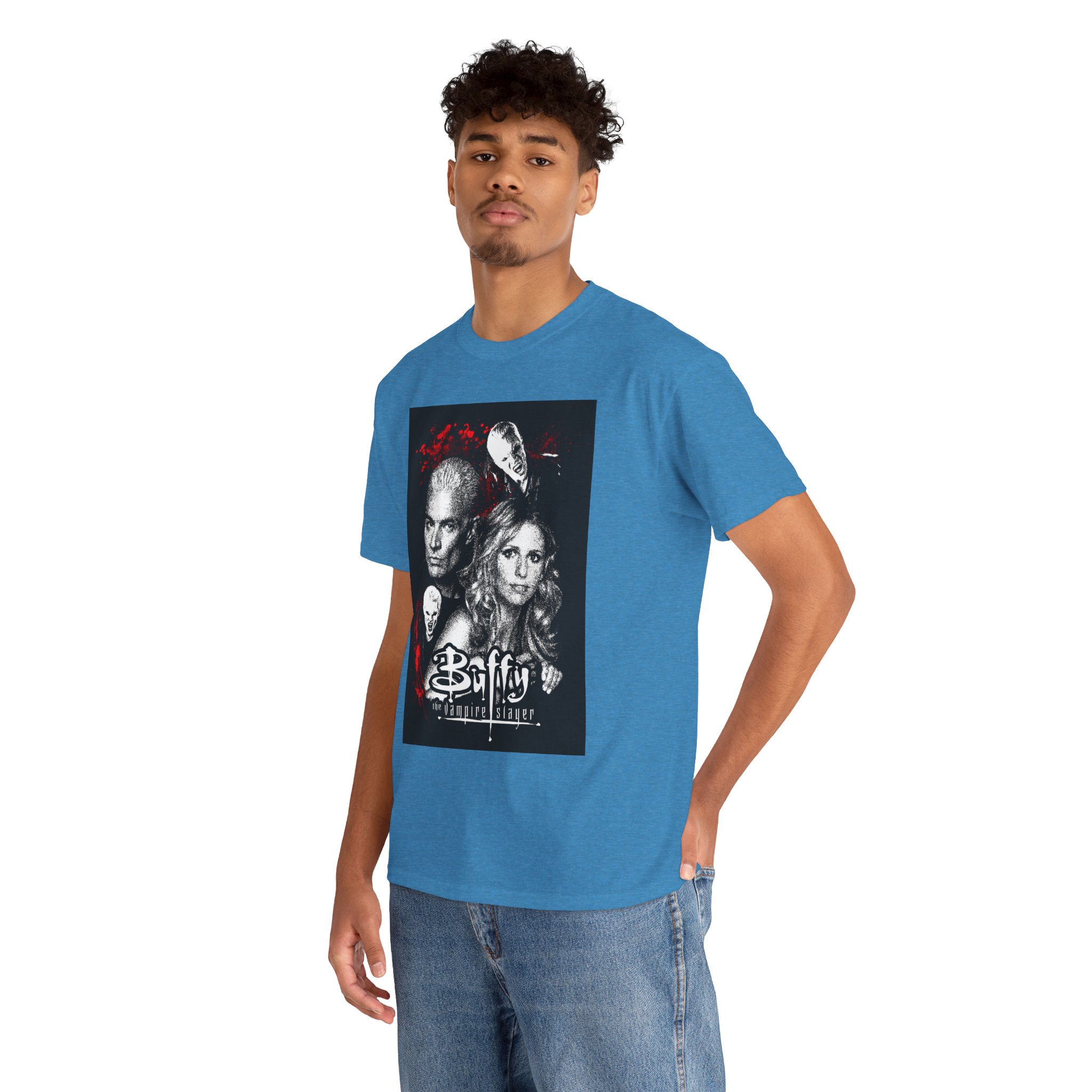 Buffy the Vampire Slayer Tee — Retro Buffy & Spike Graphic T‑Shirt - Image 156