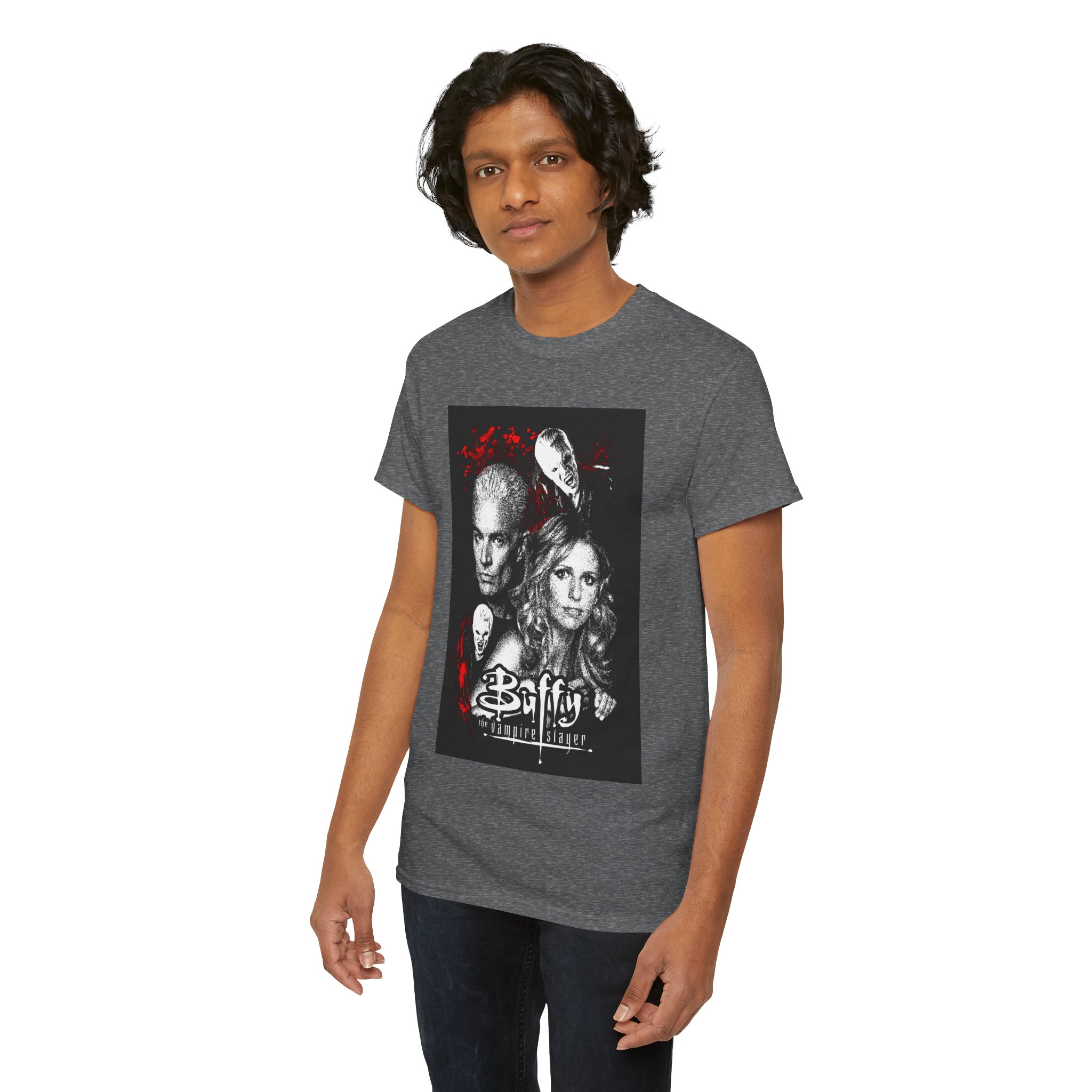 Buffy the Vampire Slayer Tee — Retro Buffy & Spike Graphic T‑Shirt - Image 47