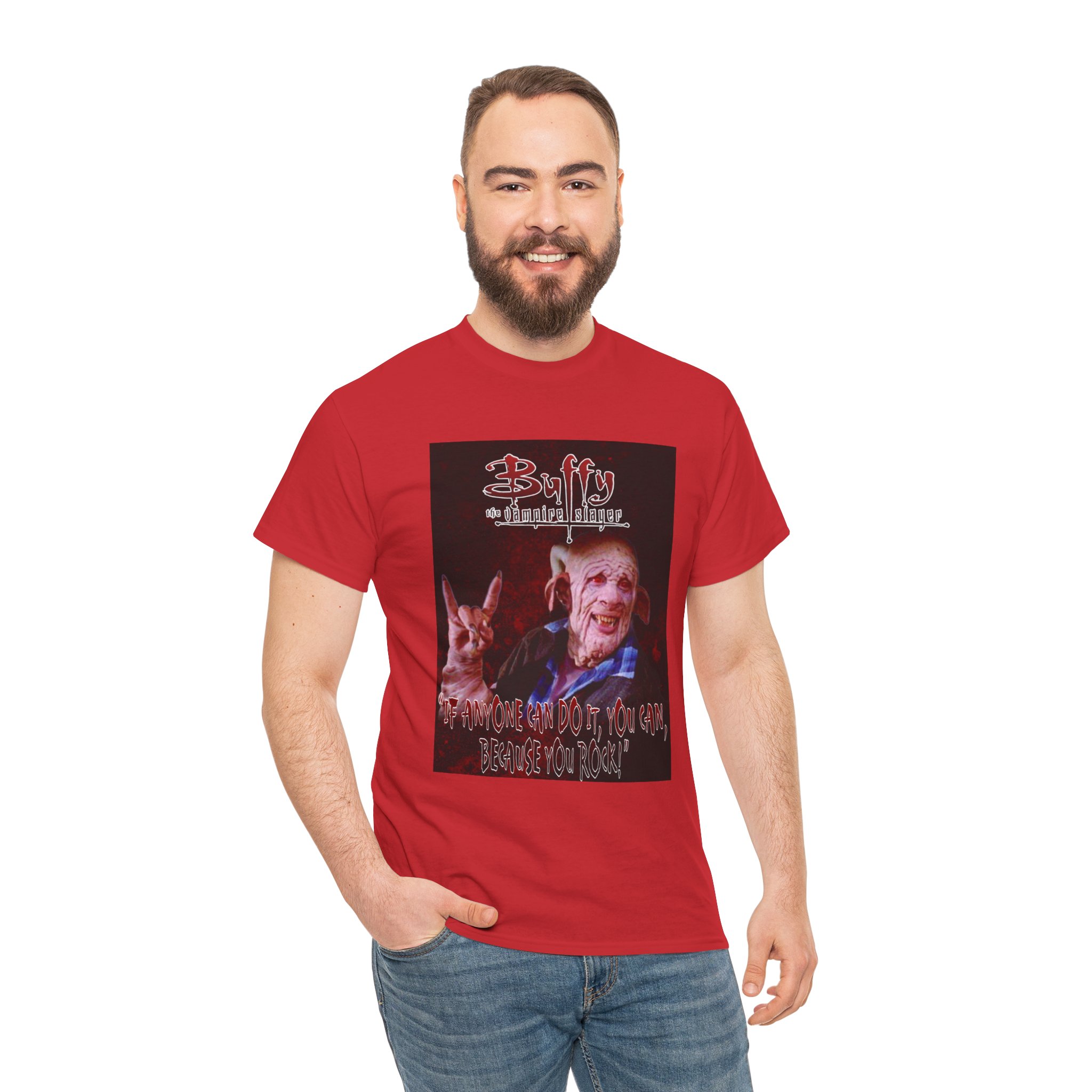 Buffy The Vampire Slayer Graphic Tee — Clem You Rock T-Shirt - Image 137