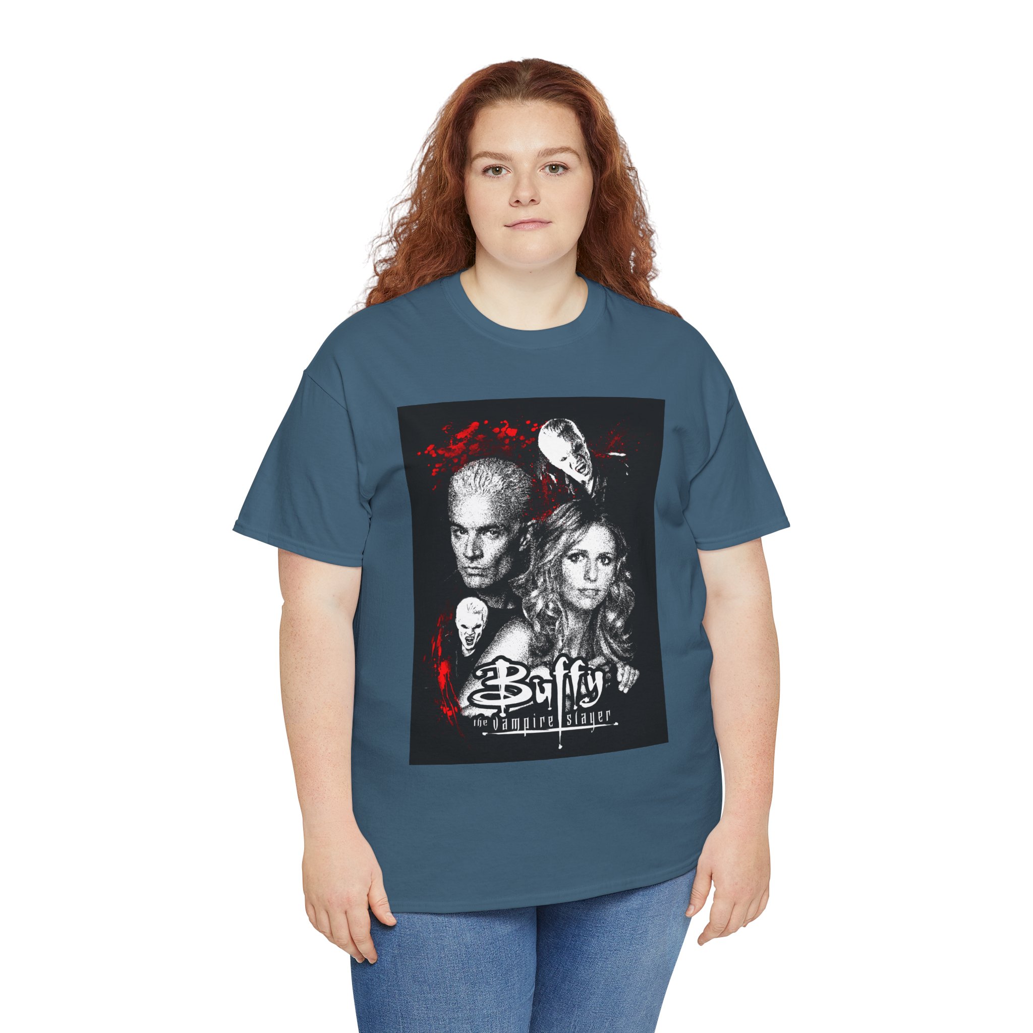 Buffy the Vampire Slayer Tee — Retro Buffy & Spike Graphic T‑Shirt - Image 176