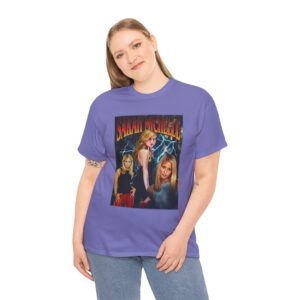 Sarah Michelle Poster Tee — Retro 90s Graphic T-Shirt