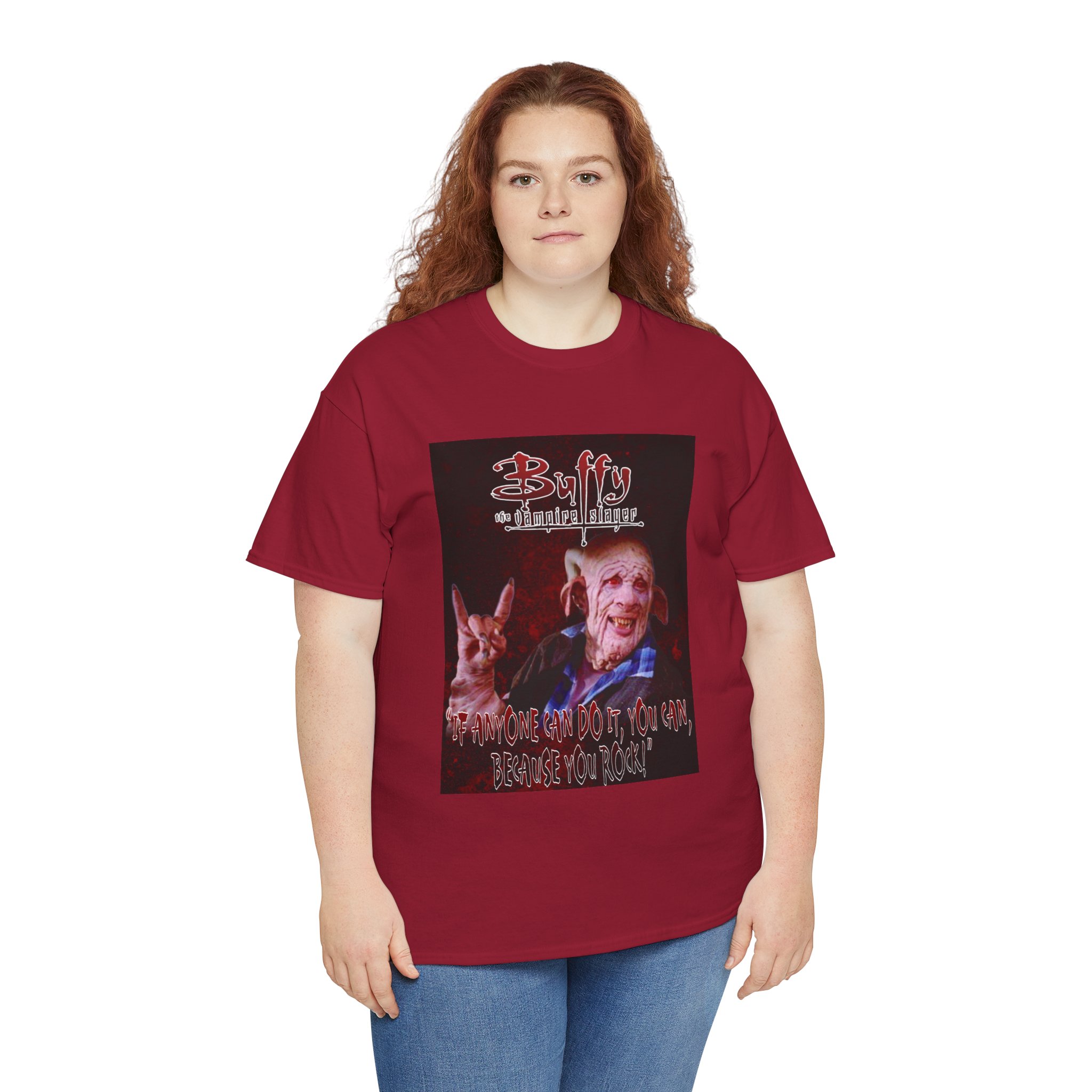 Buffy The Vampire Slayer Graphic Tee — Clem You Rock T-Shirt - Image 167