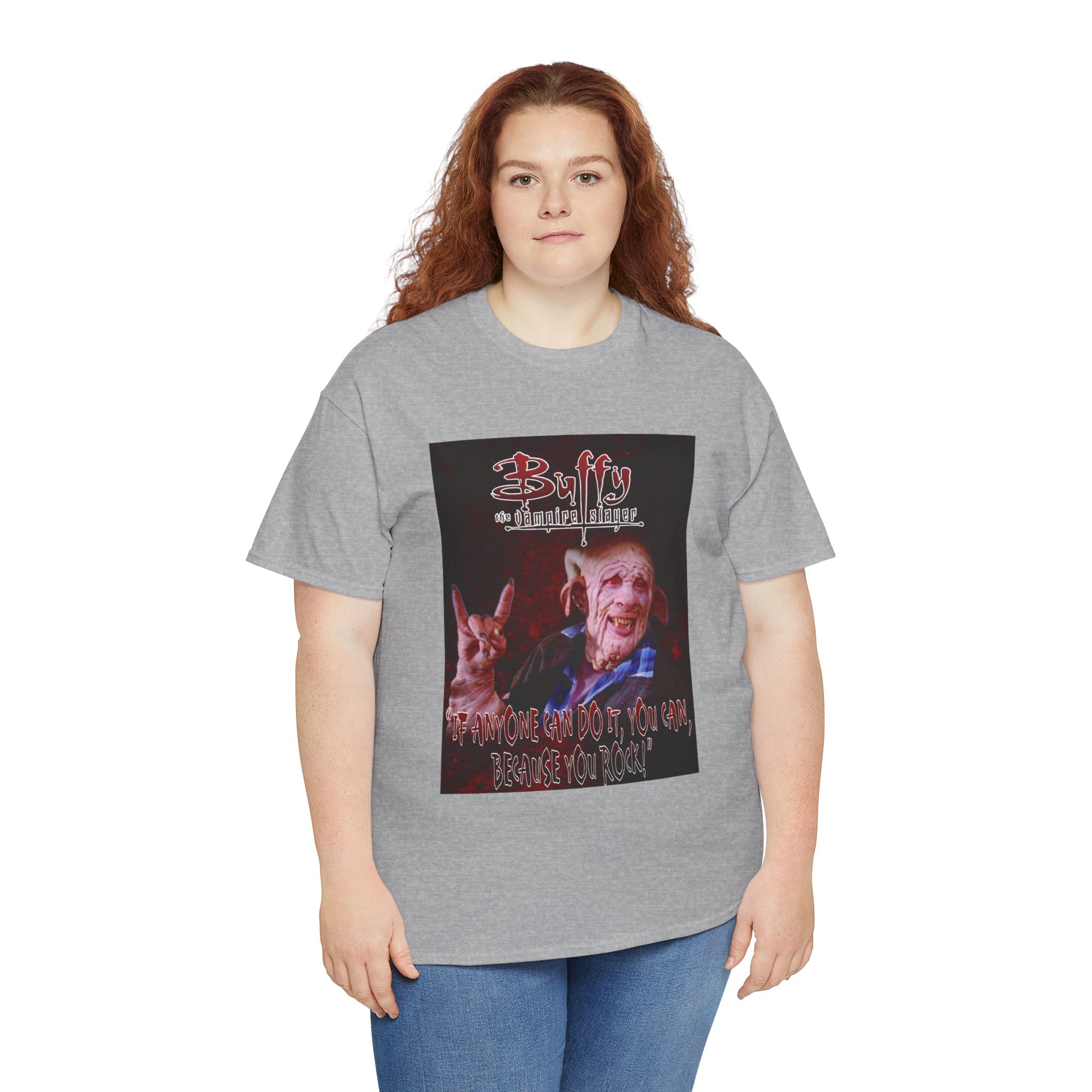 Buffy The Vampire Slayer Graphic Tee — Clem You Rock T-Shirt - Image 41