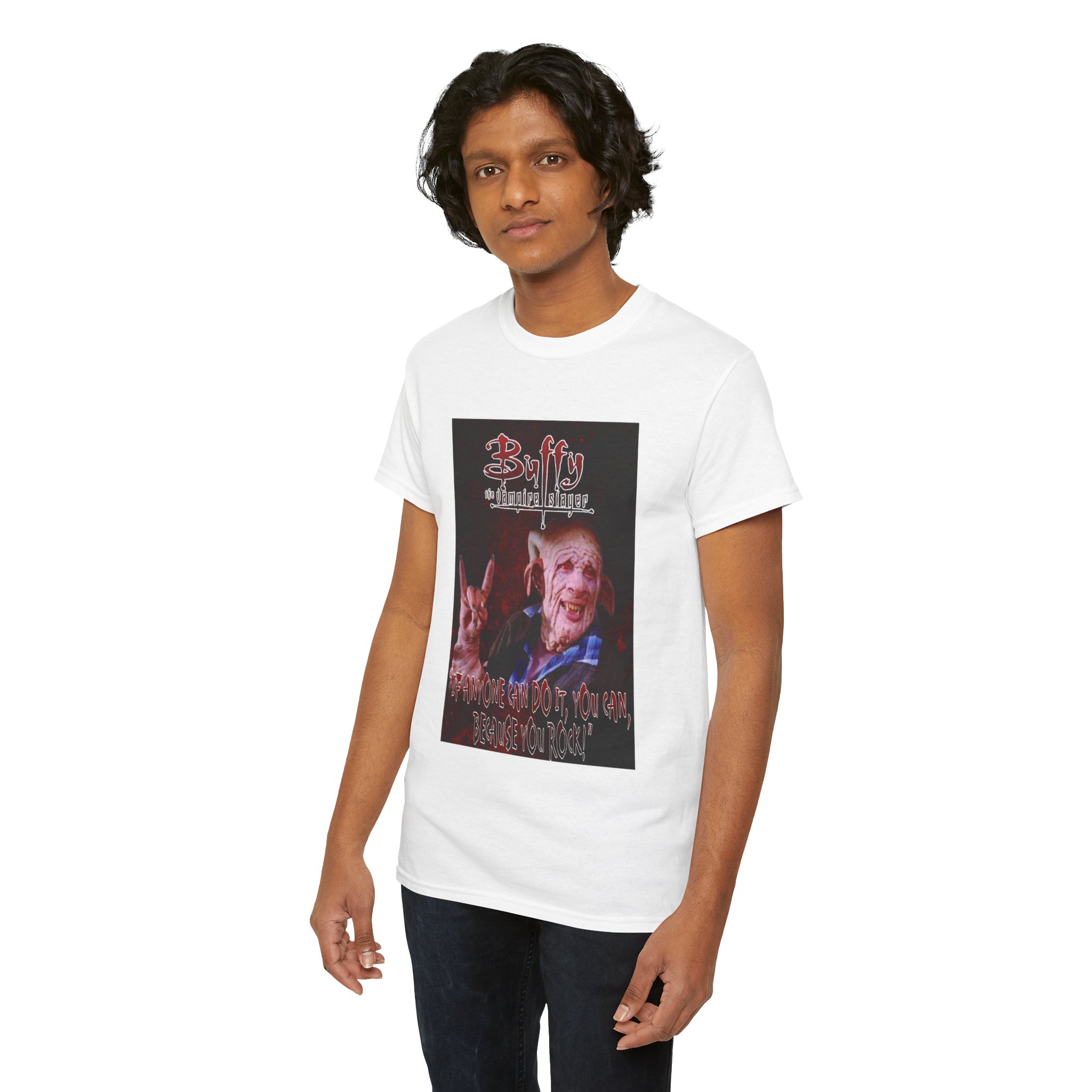 Buffy The Vampire Slayer Graphic Tee — Clem You Rock T-Shirt - Image 22
