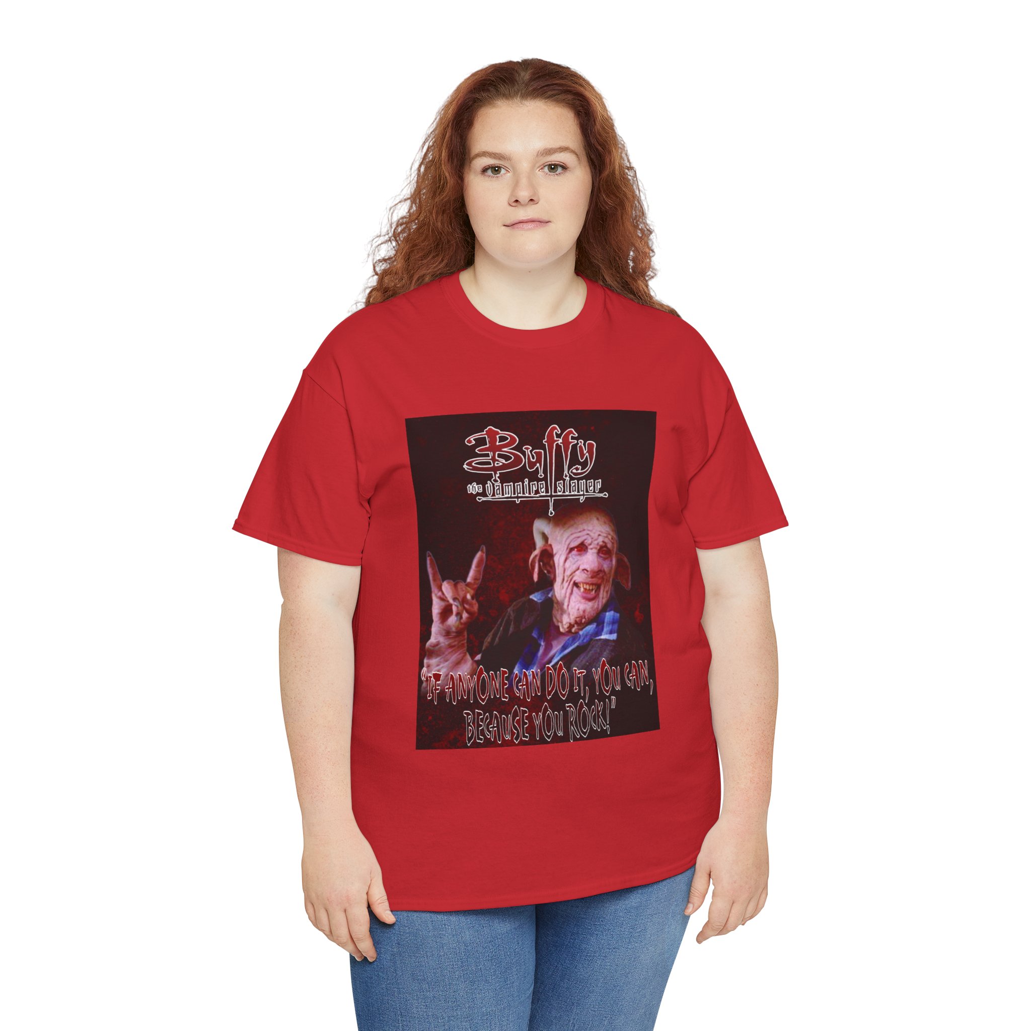 Buffy The Vampire Slayer Graphic Tee — Clem You Rock T-Shirt - Image 139