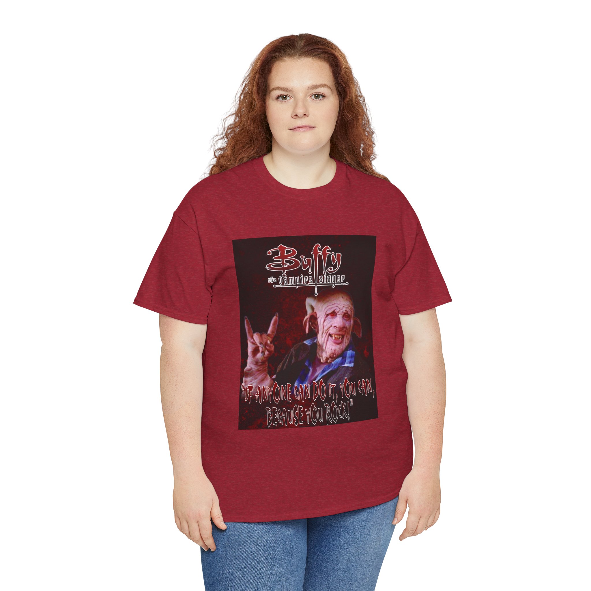 Buffy The Vampire Slayer Graphic Tee — Clem You Rock T-Shirt - Image 153
