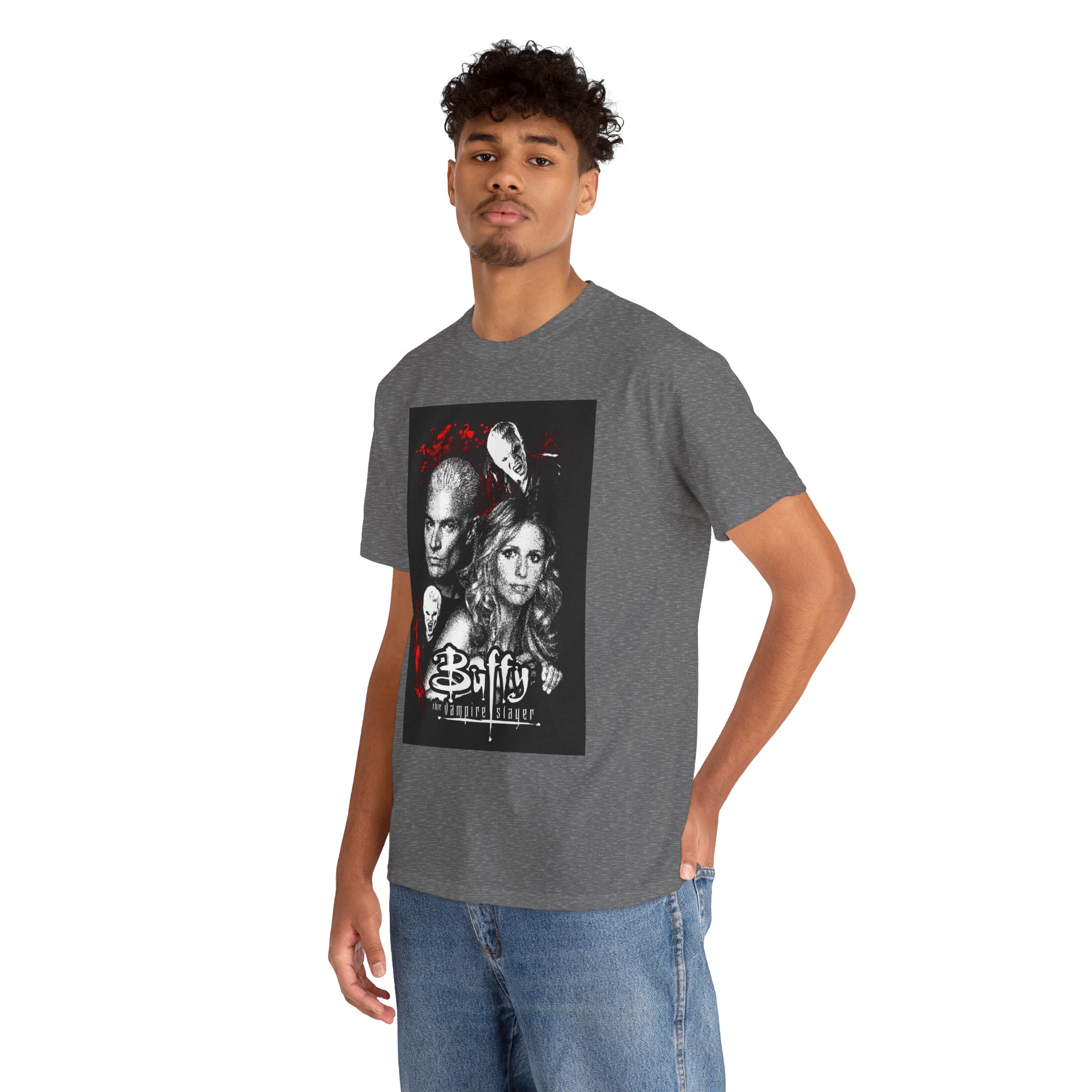 Buffy the Vampire Slayer Tee — Retro Buffy & Spike Graphic T‑Shirt - Image 137
