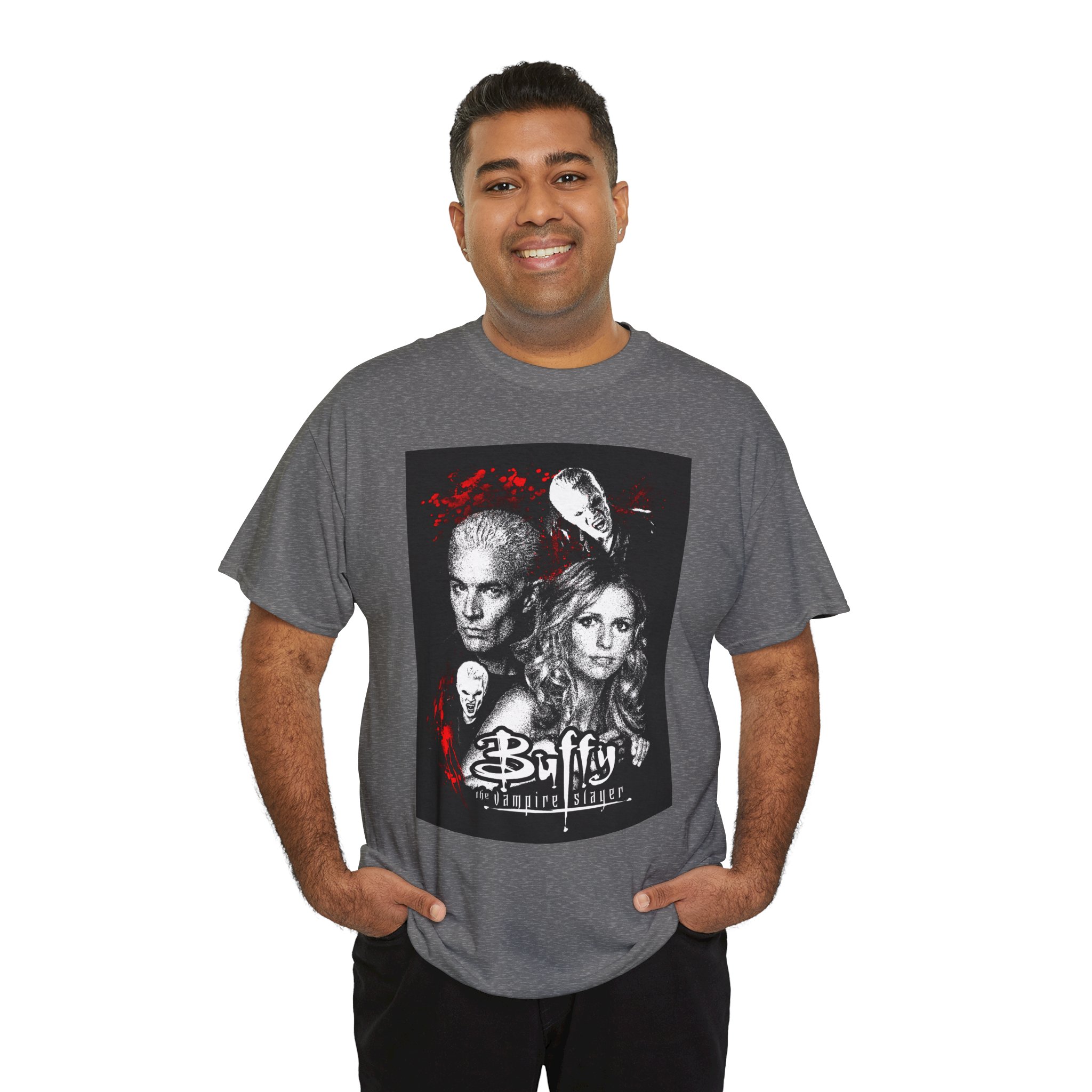 Buffy the Vampire Slayer Tee — Retro Buffy & Spike Graphic T‑Shirt - Image 140