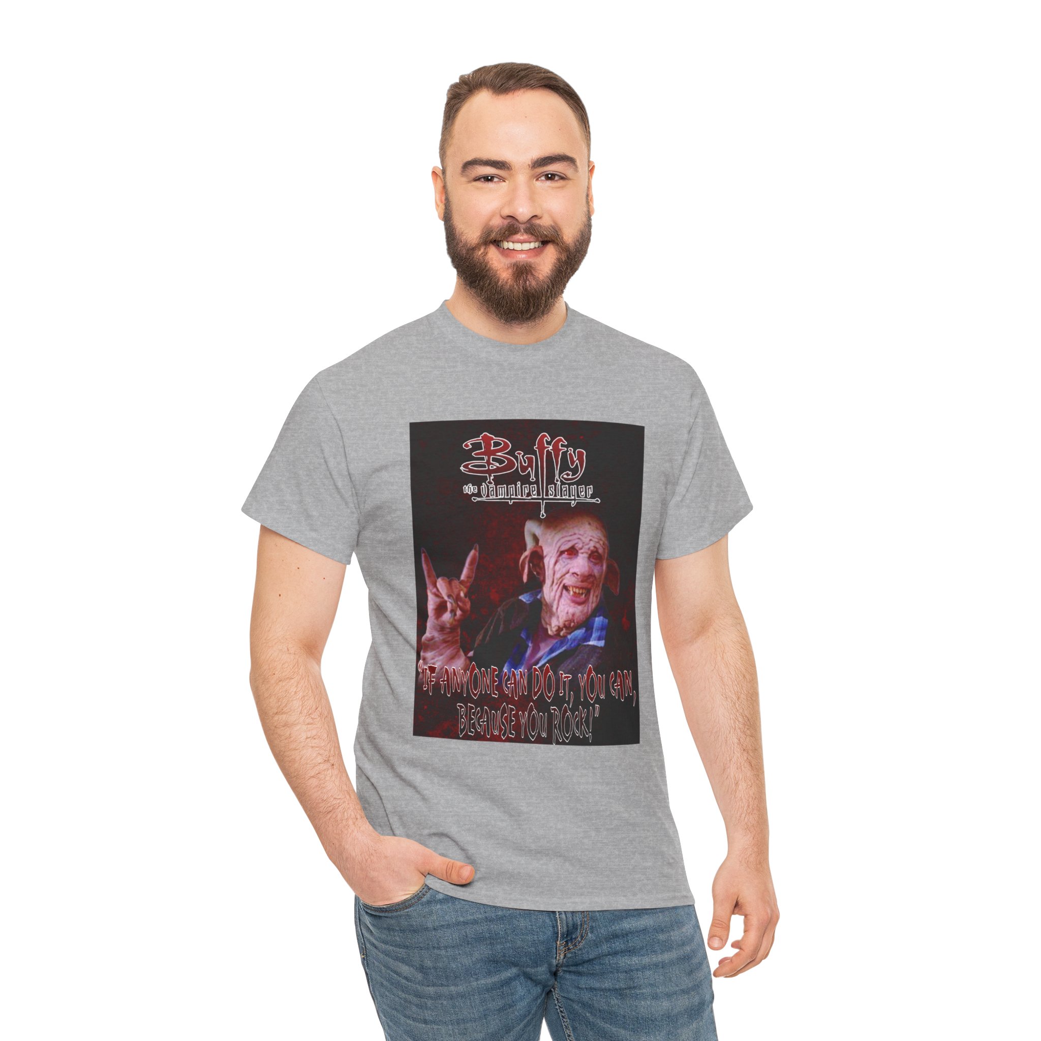 Buffy The Vampire Slayer Graphic Tee — Clem You Rock T-Shirt - Image 39