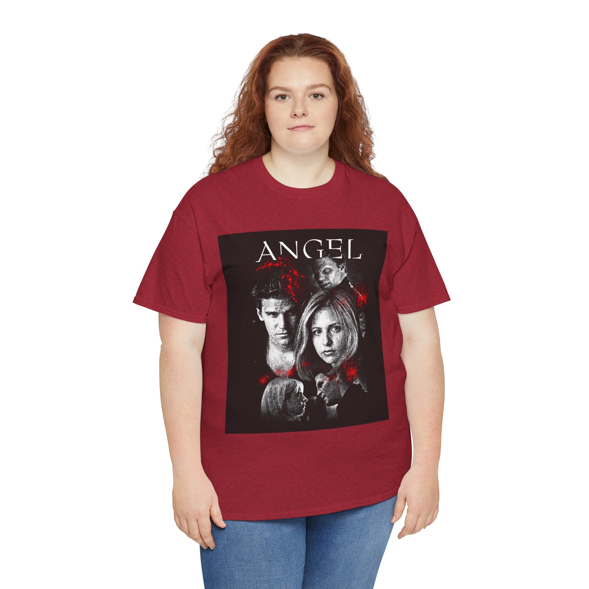 Angel TV Series Poster Tee – Buffy/Angel Fan Graphic T-Shirt - Image 176