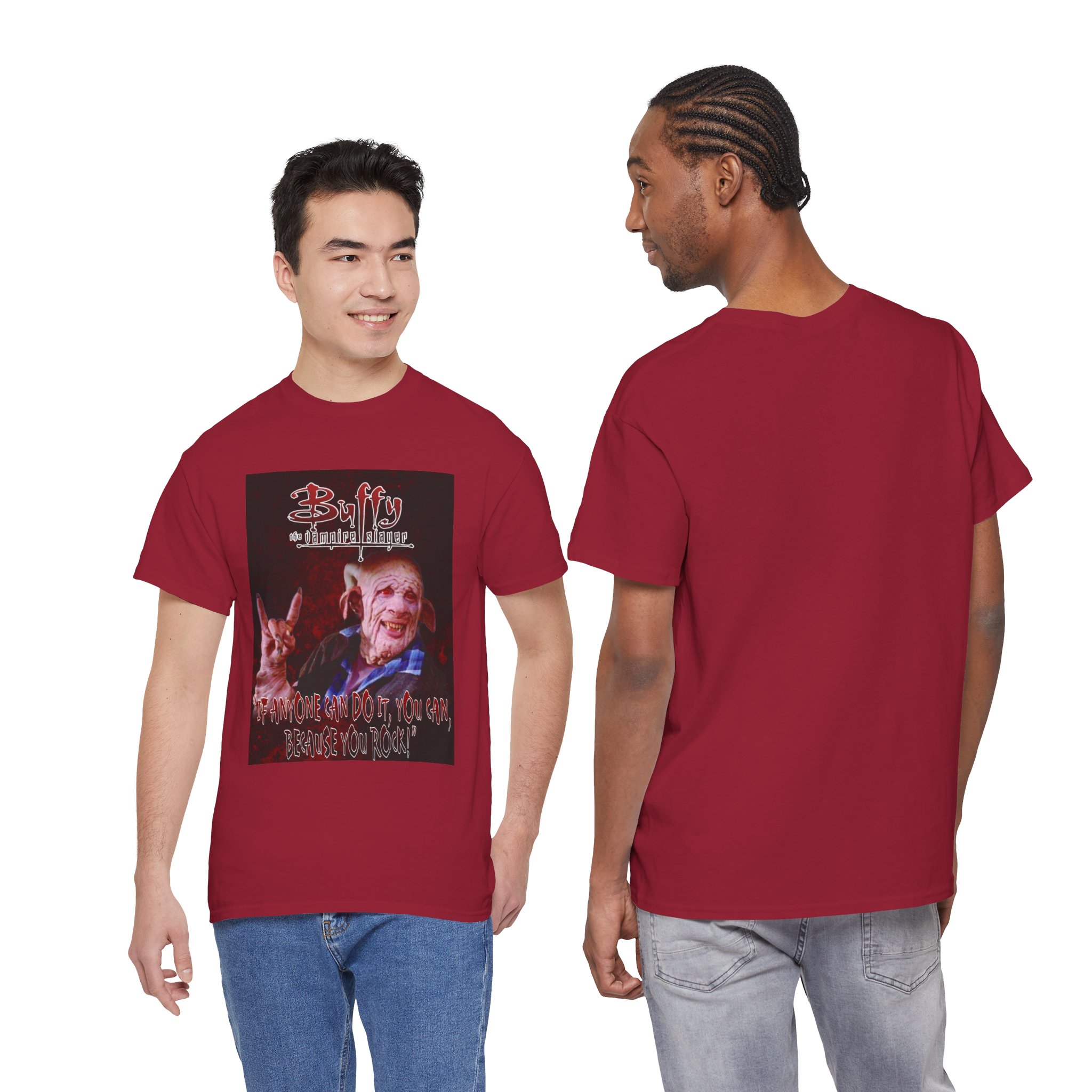 Buffy The Vampire Slayer Graphic Tee — Clem You Rock T-Shirt - Image 164