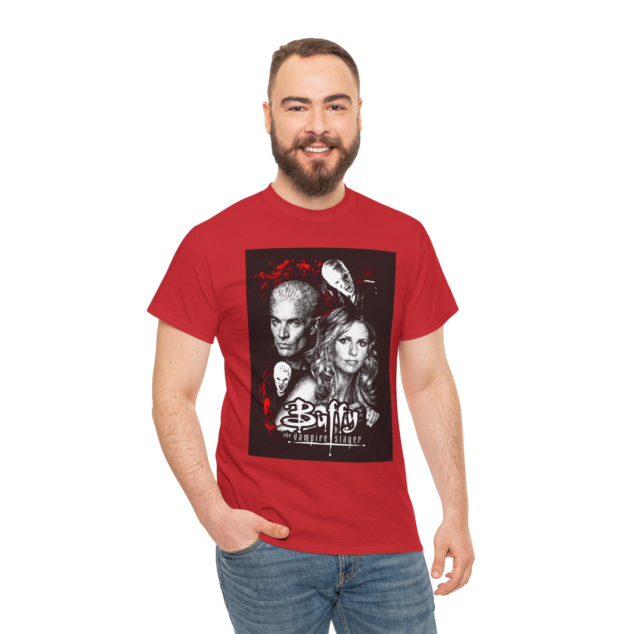 Buffy the Vampire Slayer Tee — Retro Buffy & Spike Graphic T‑Shirt - Image 79