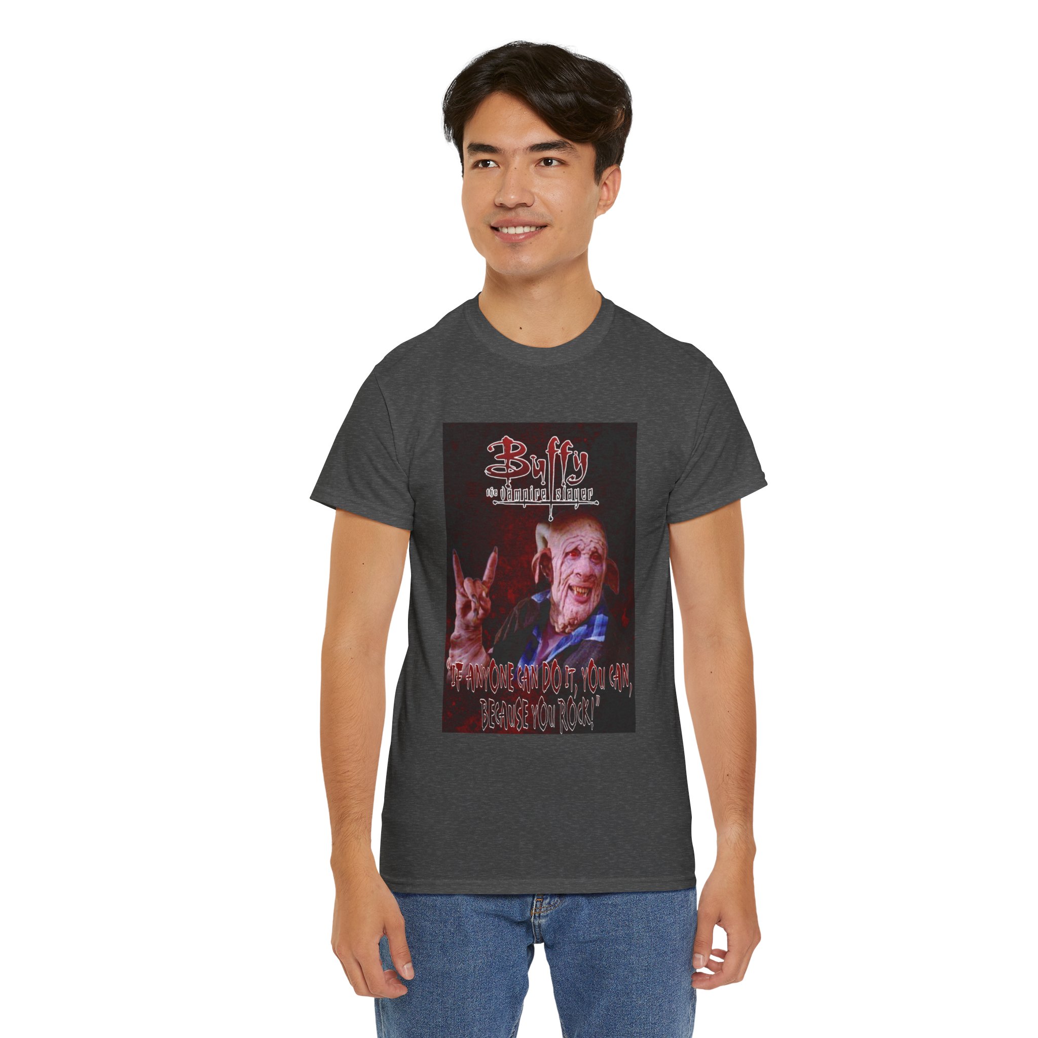 Buffy The Vampire Slayer Graphic Tee — Clem You Rock T-Shirt - Image 84