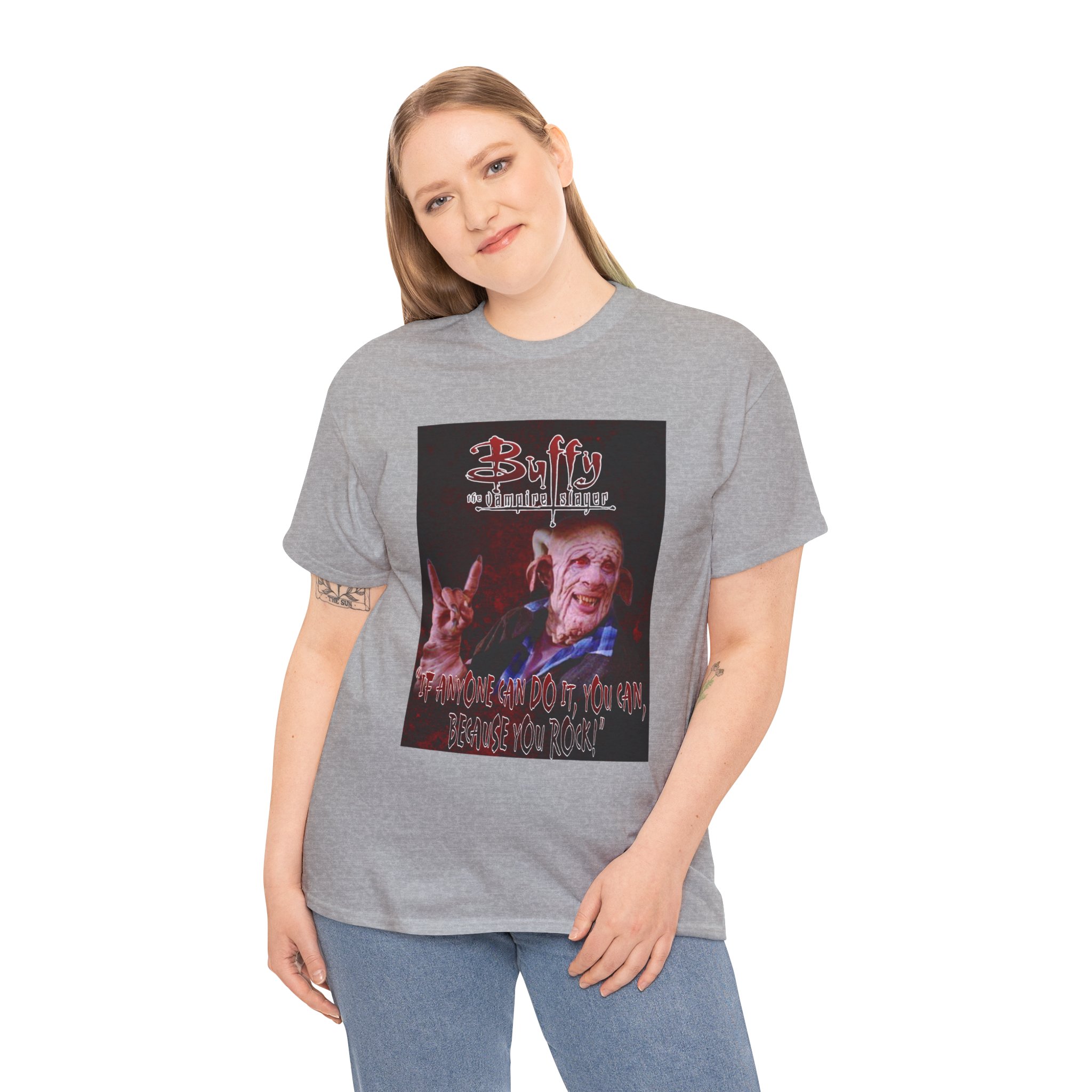 Buffy The Vampire Slayer Graphic Tee — Clem You Rock T-Shirt - Image 34