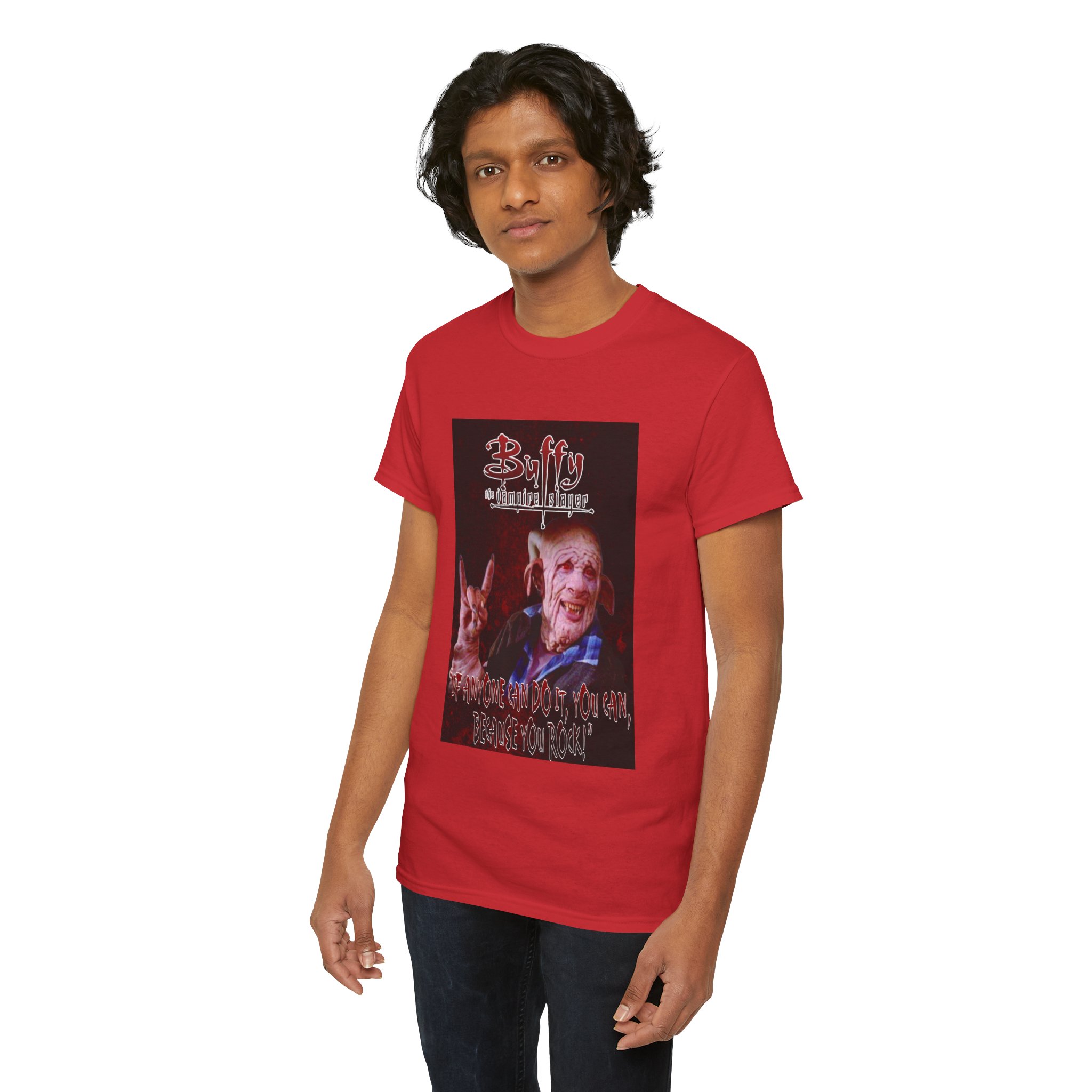 Buffy The Vampire Slayer Graphic Tee — Clem You Rock T-Shirt - Image 134