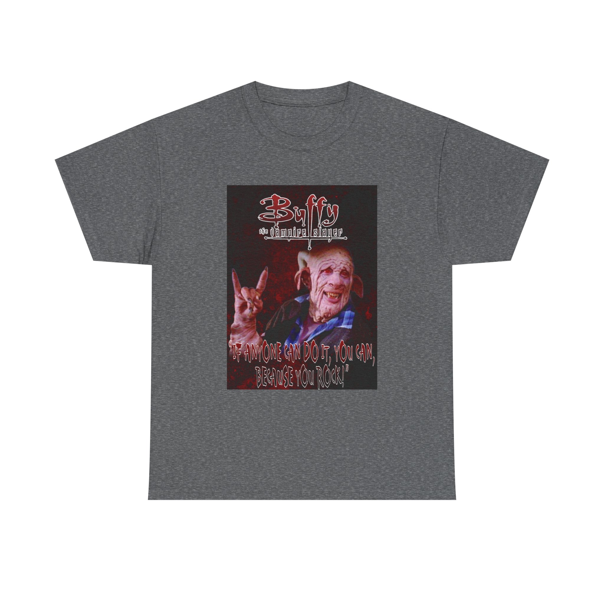 Buffy The Vampire Slayer Graphic Tee — Clem You Rock T-Shirt - Image 57