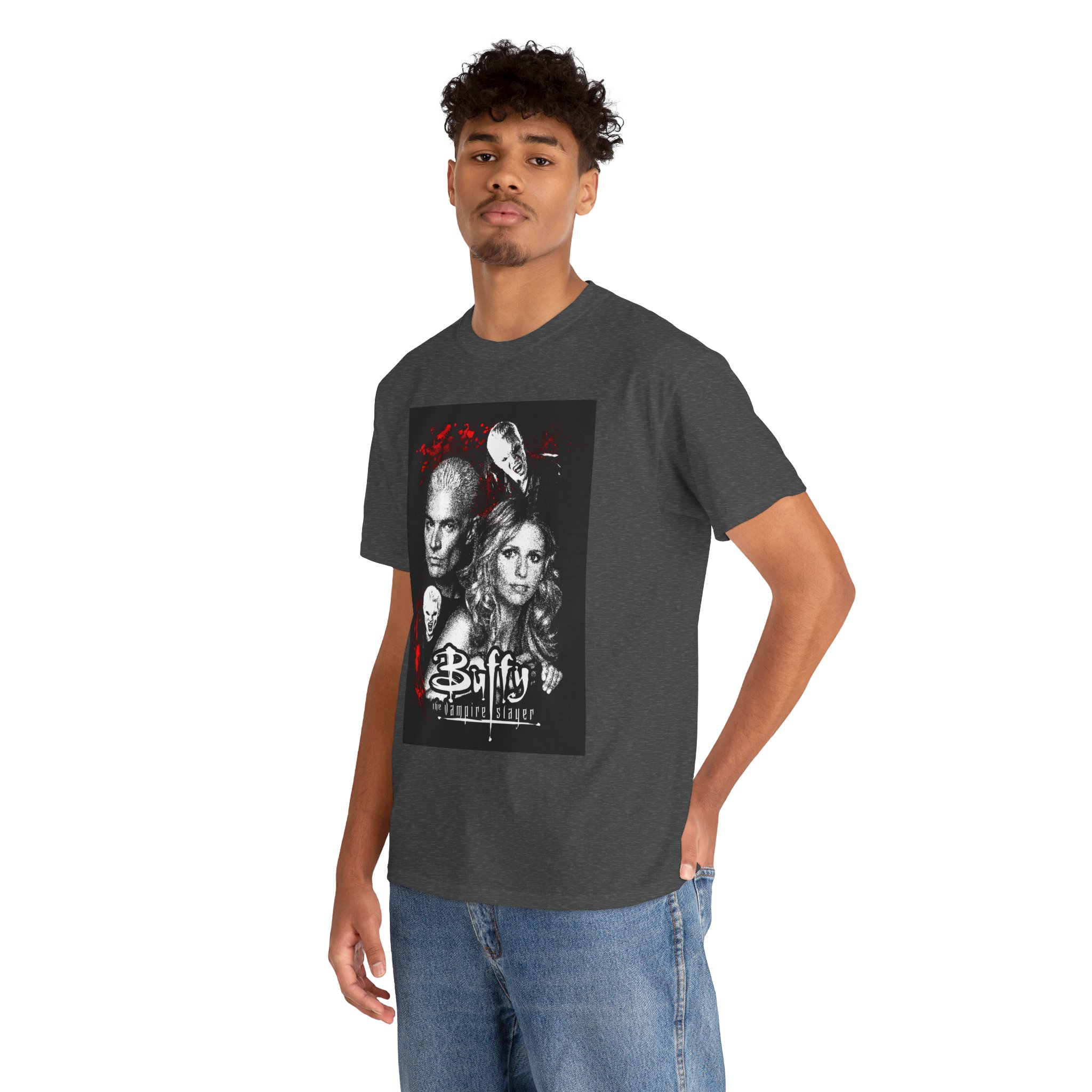 Buffy the Vampire Slayer Tee — Retro Buffy & Spike Graphic T‑Shirt - Image 61