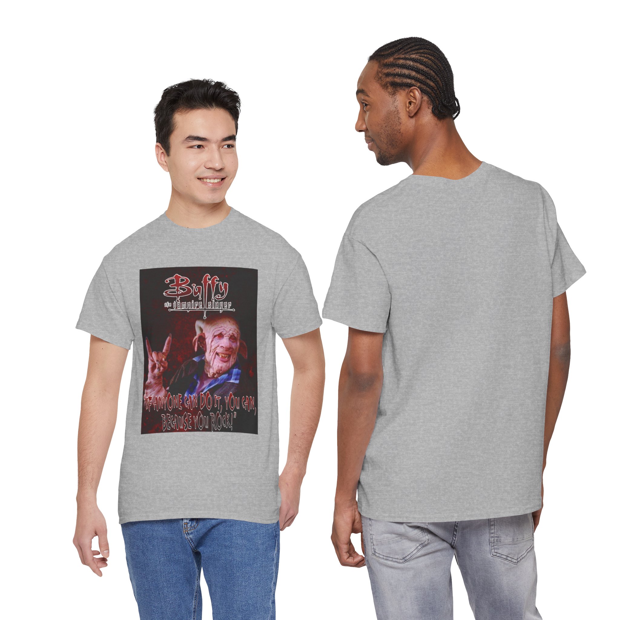 Buffy The Vampire Slayer Graphic Tee — Clem You Rock T-Shirt - Image 38