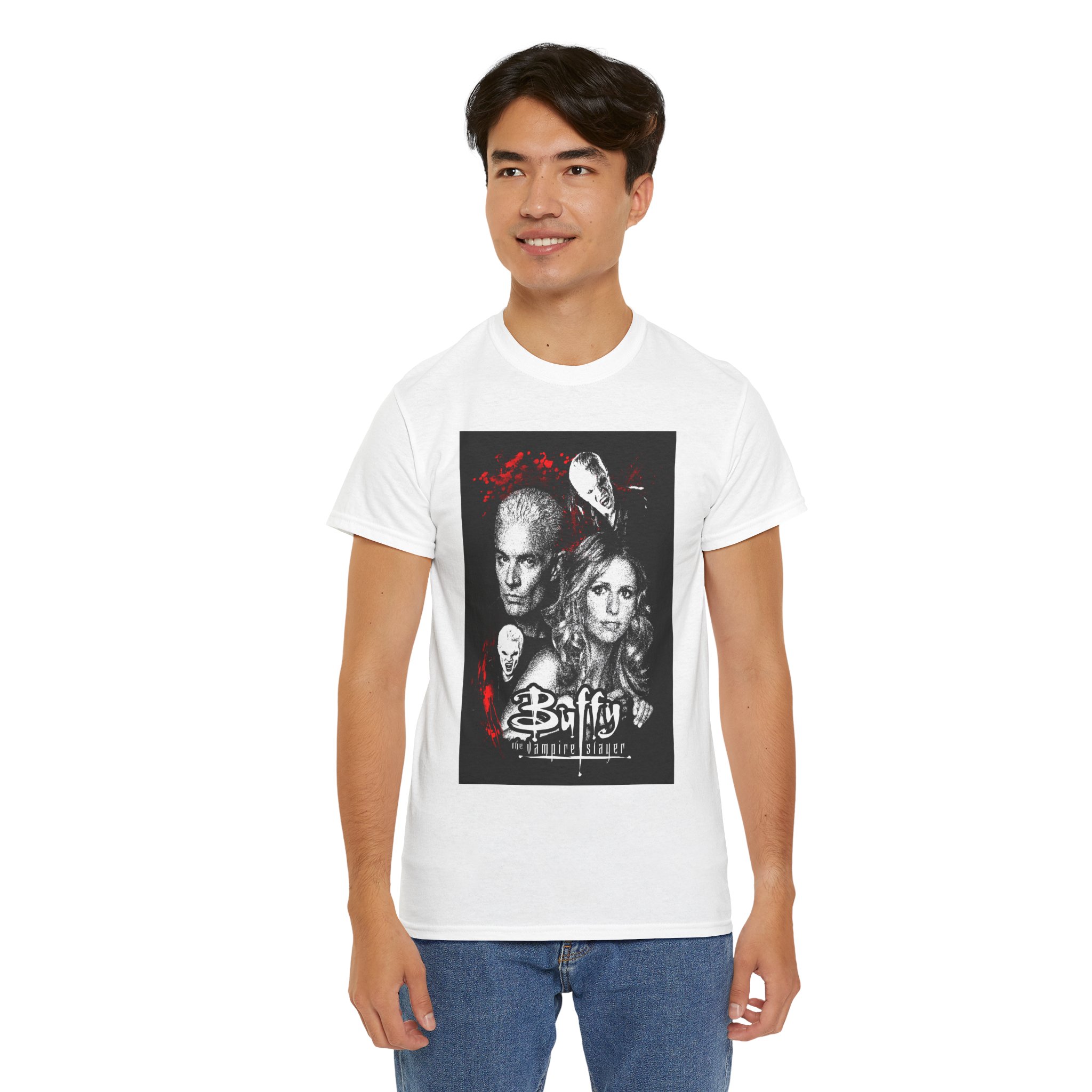Buffy the Vampire Slayer Tee — Retro Buffy & Spike Graphic T‑Shirt - Image 106