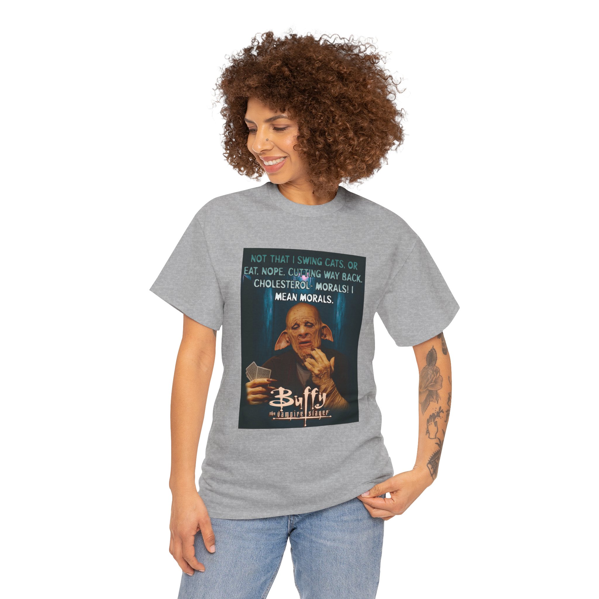 Buffy the Vampire Slayer Clem Quote Graphic Tee - Image 43