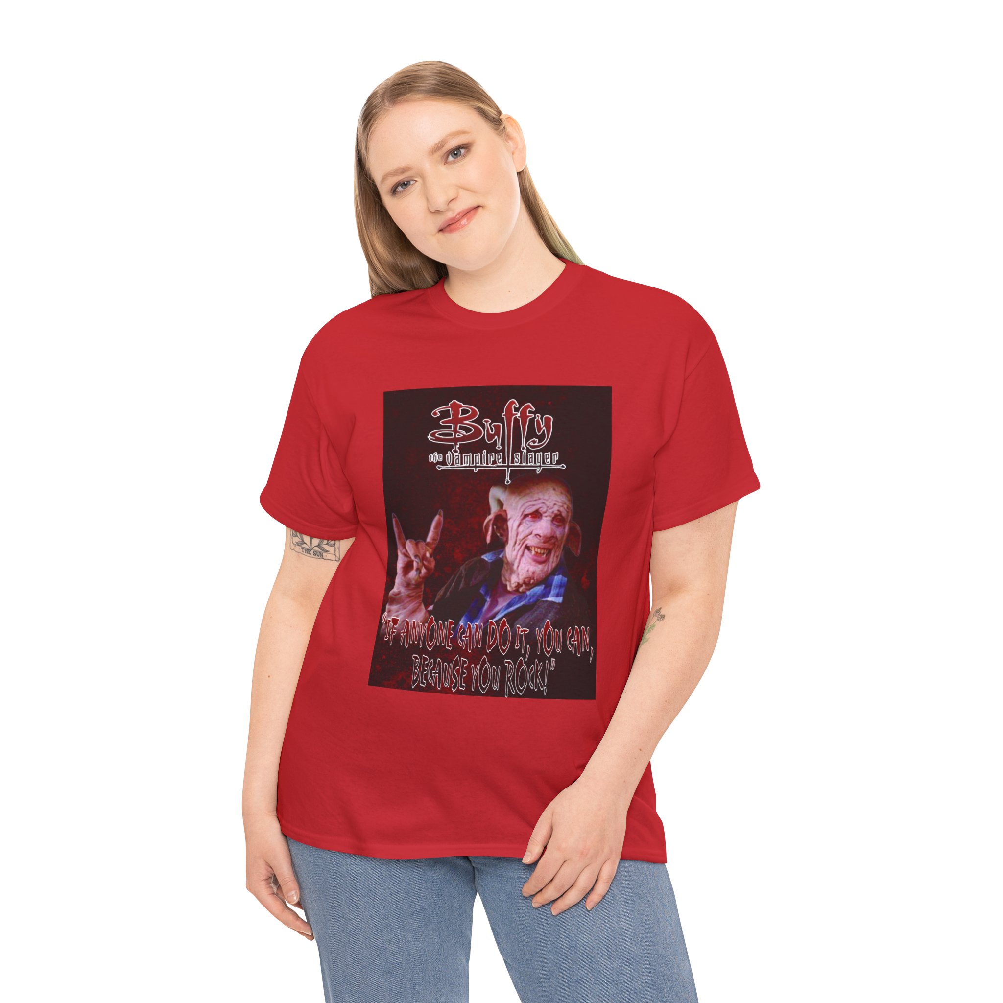 Buffy The Vampire Slayer Graphic Tee — Clem You Rock T-Shirt - Image 132