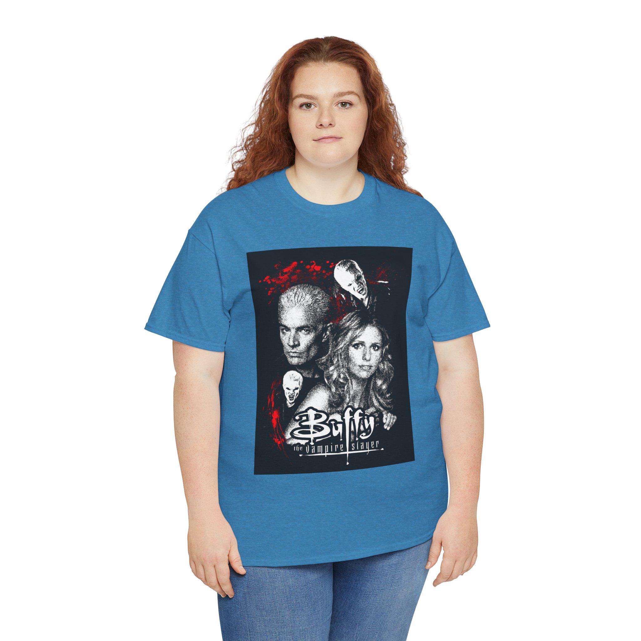 Buffy the Vampire Slayer Tee — Retro Buffy & Spike Graphic T‑Shirt - Image 157