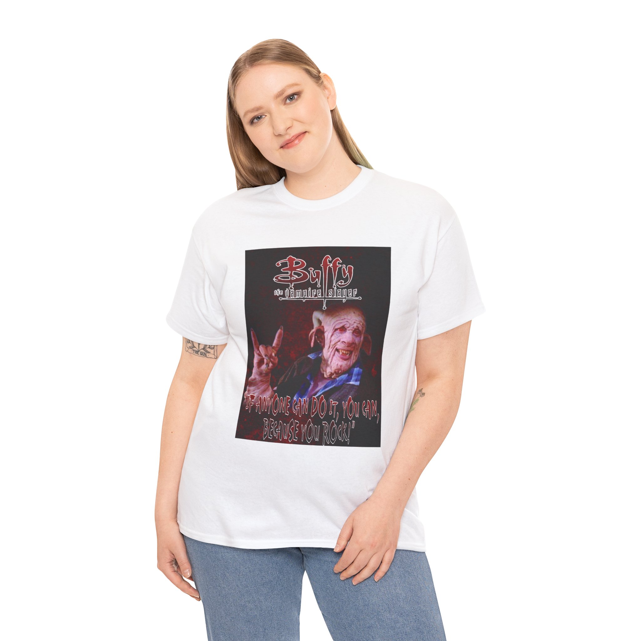 Buffy The Vampire Slayer Graphic Tee — Clem You Rock T-Shirt - Image 20
