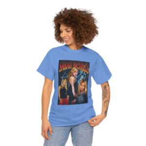 Sarah Michelle Poster Tee — Retro 90s Graphic T-Shirt